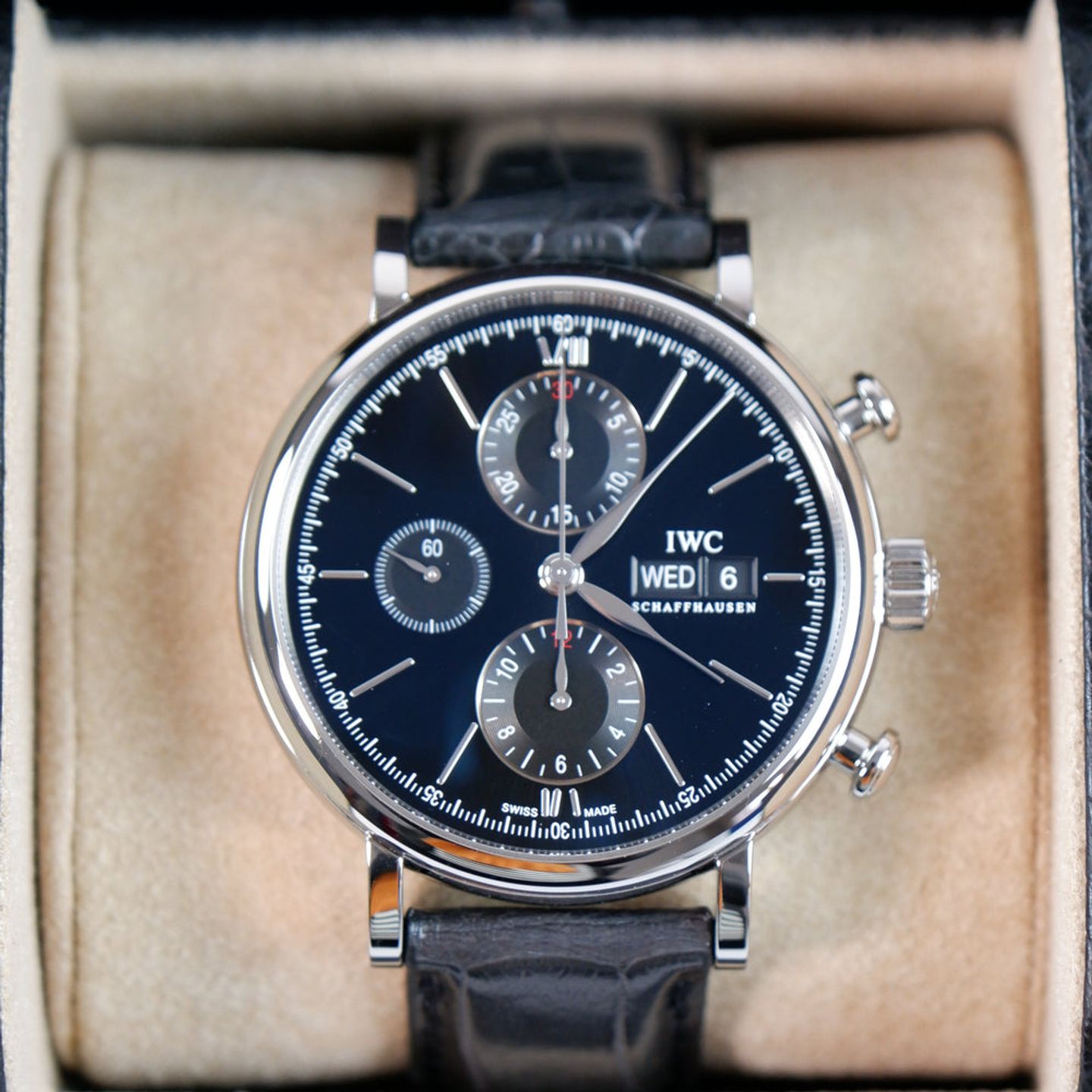 IWC Portofino Chronograph IW391029 (2026) - 42mm Staal (1/1)