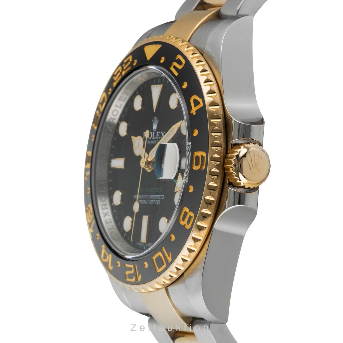 Rolex GMT-Master II 116713LN (Unknown (random serial)) - Black dial 40 mm Gold/Steel case (5/8)