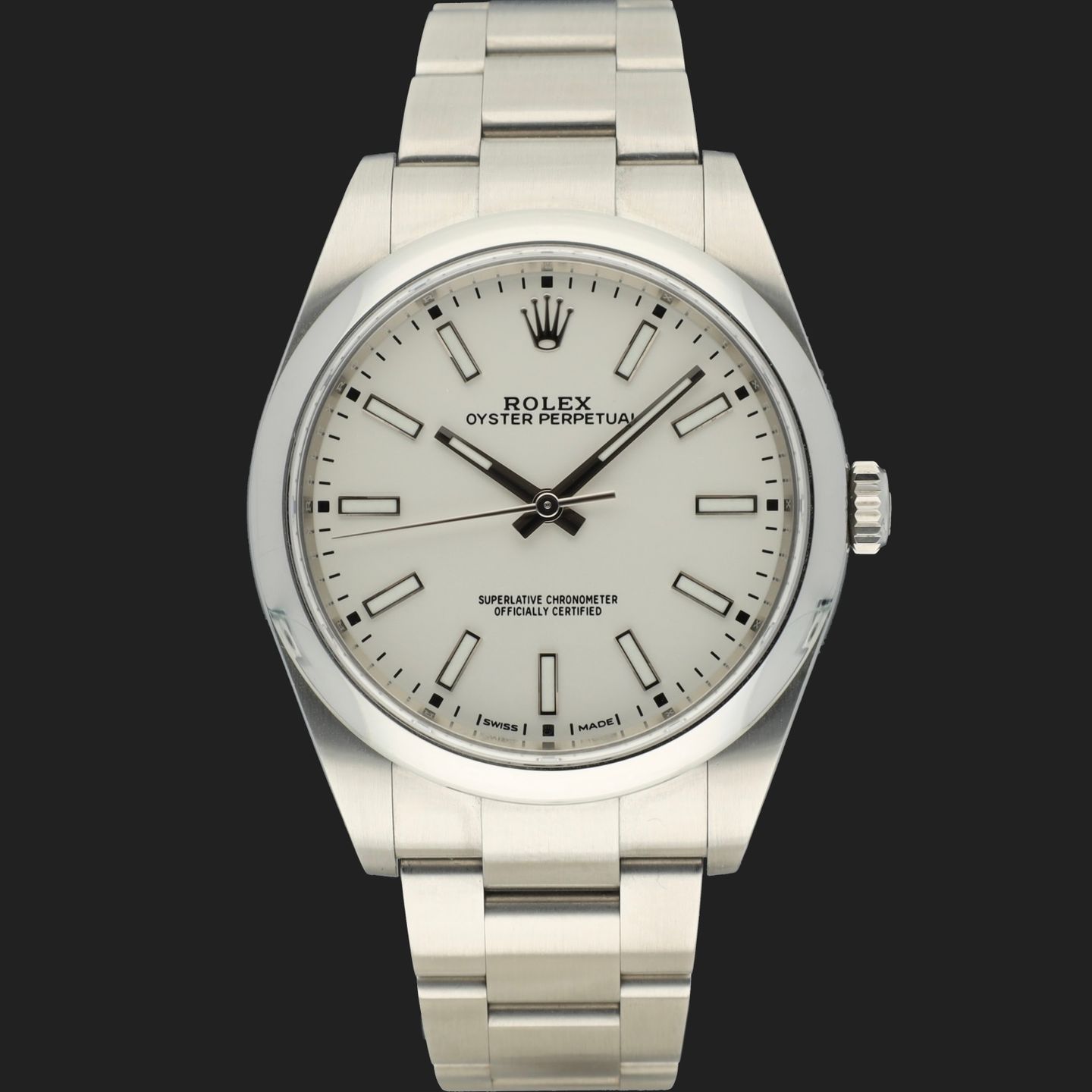 Rolex Oyster Perpetual 39 114300 (2019) - 39mm Staal (3/8)