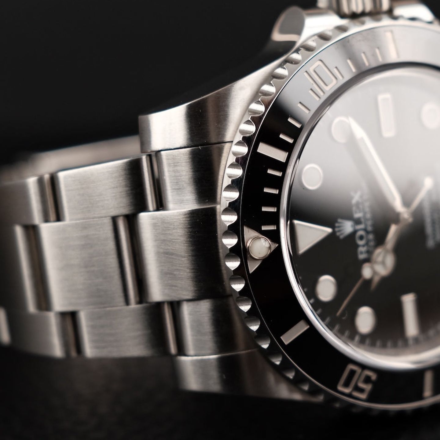 Rolex Submariner No Date 114060 (2013) - Zwart wijzerplaat 40mm Staal (6/8)