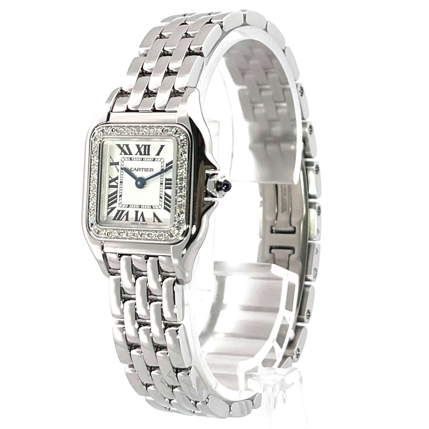 Cartier Panthère W4PN0007 (2024) - Wit wijzerplaat 30mm Staal (3/8)