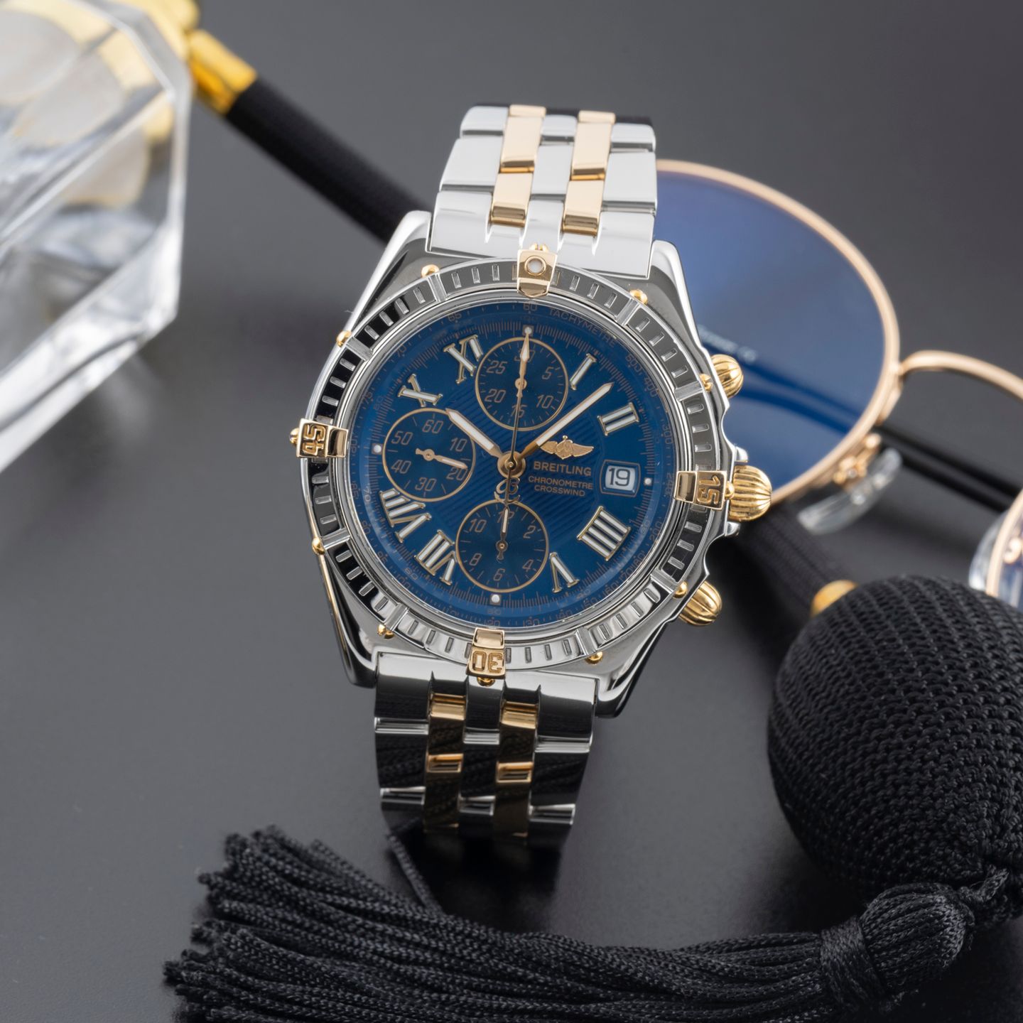 Breitling Crosswind Chronograph B13355 (2002) - 43 mm Steel case (1/8)