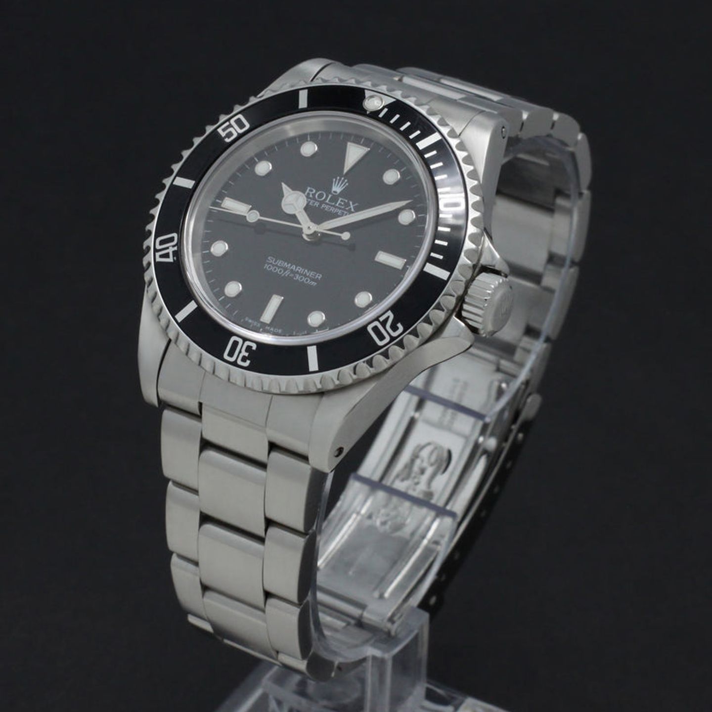 Rolex Submariner No Date 14060M (2002) - Zwart wijzerplaat 40mm Staal (5/7)