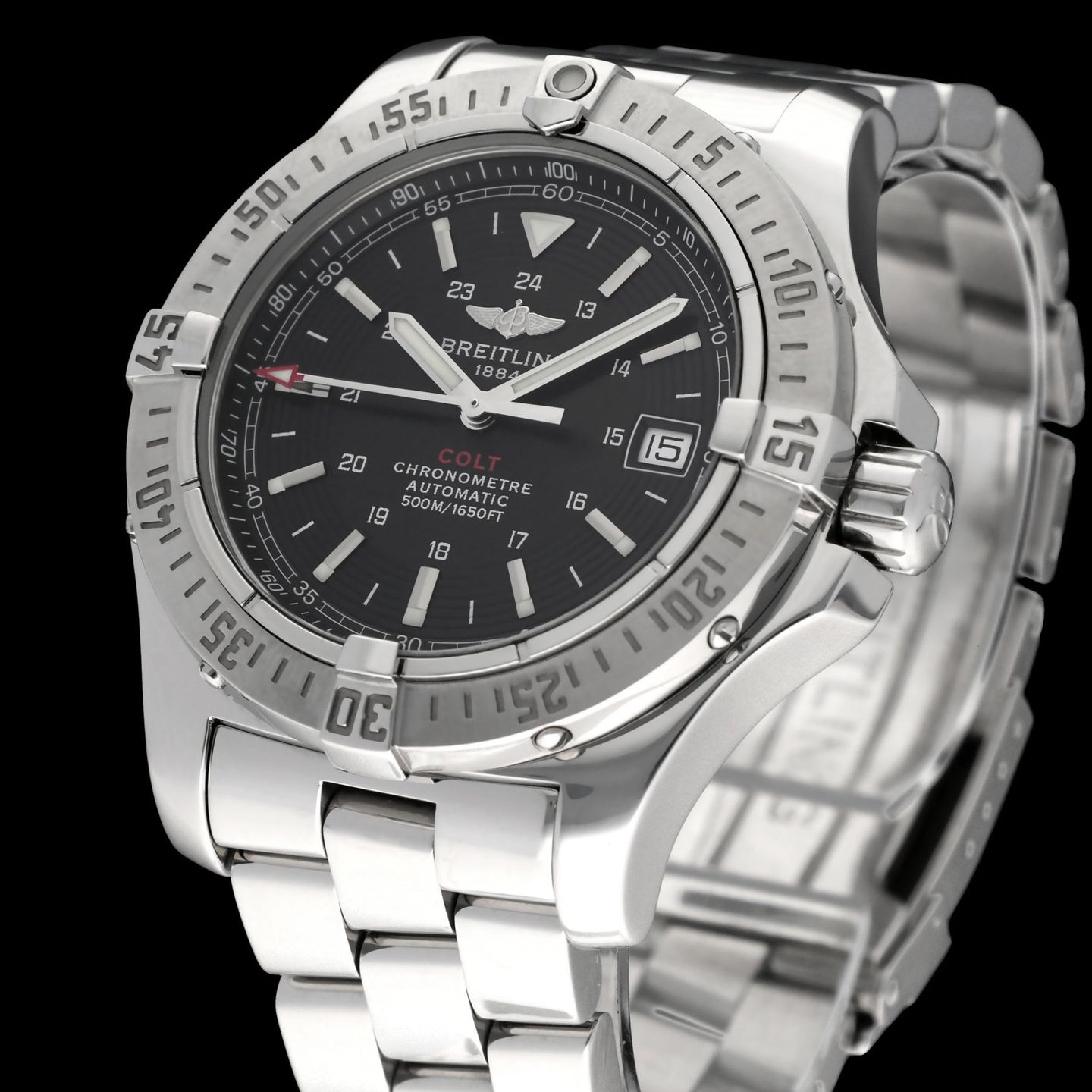 Breitling Colt Automatic A17380 (2010) - 41 mm Steel case (7/8)