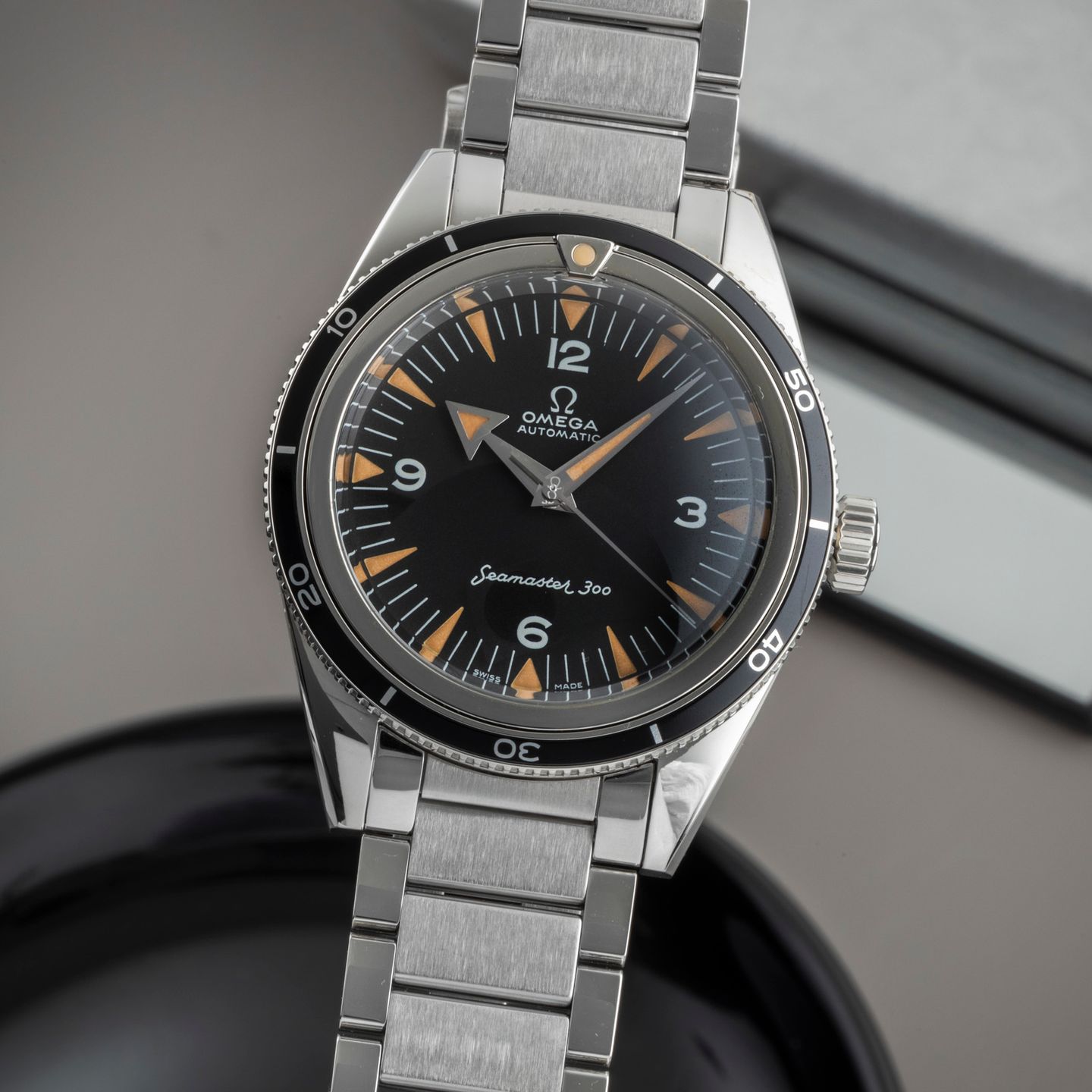 Omega Seamaster 300 234.10.39.20.01.001 (Onbekend (willekeurig serienummer)) - Zwart wijzerplaat 39mm Staal (3/8)
