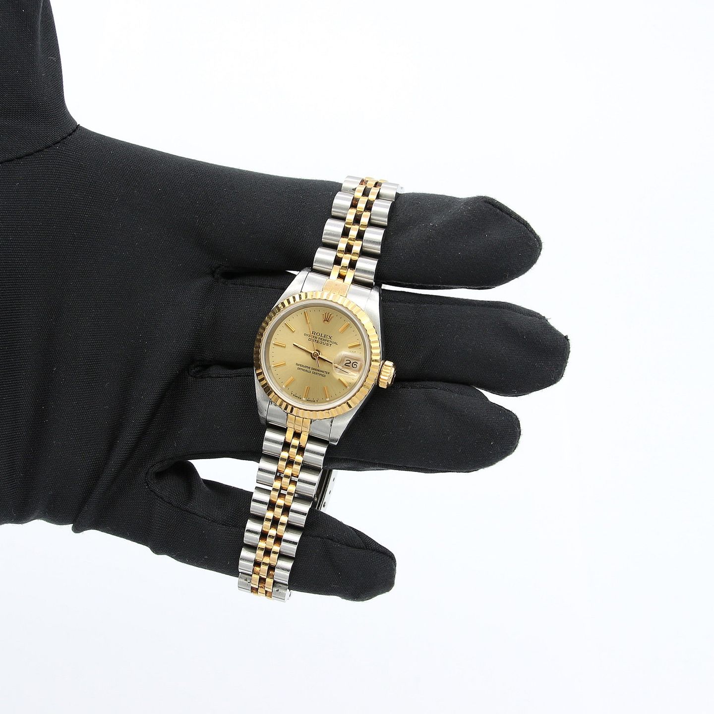 Rolex Lady-Datejust 69173 (Unknown (random serial)) - 26 mm Gold/Steel case (2/8)