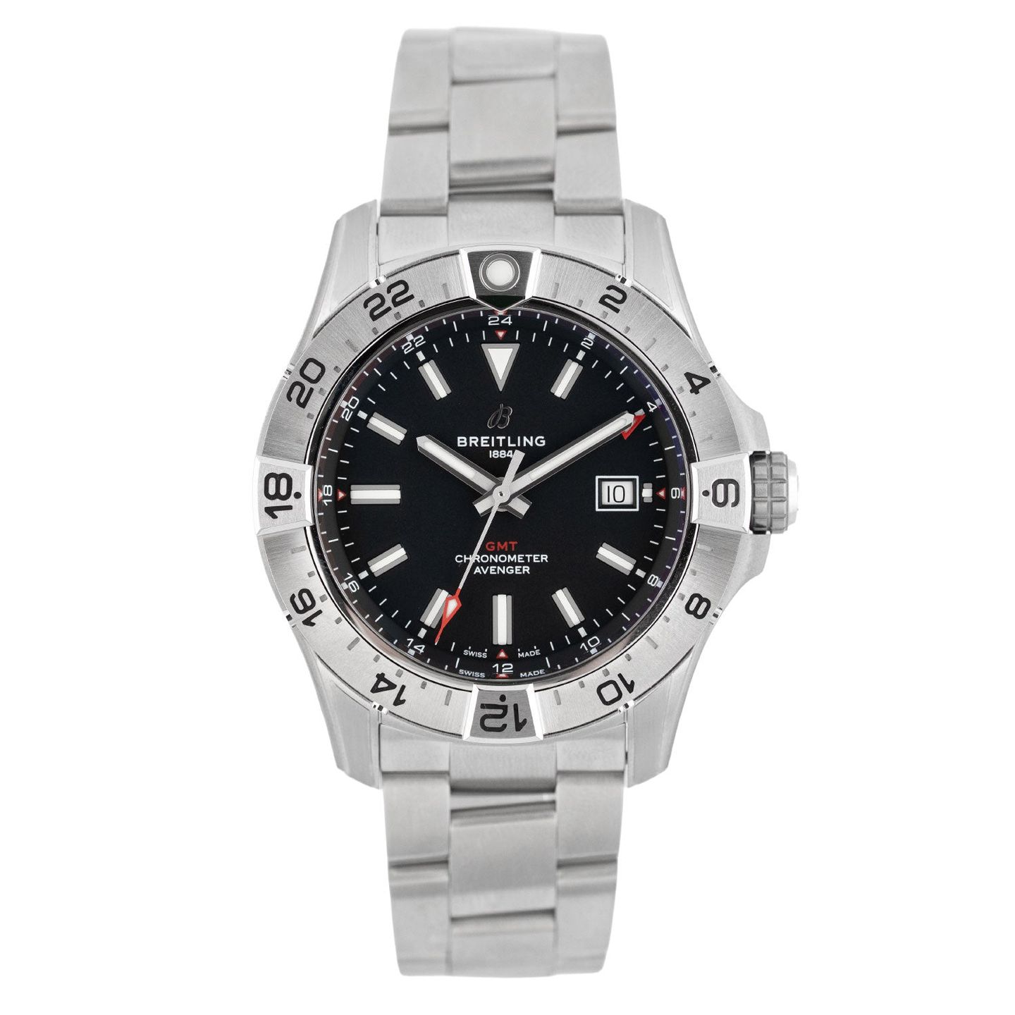 Breitling Avenger A32320101B1A1 (2026) - Black dial 44 mm Steel case (1/7)