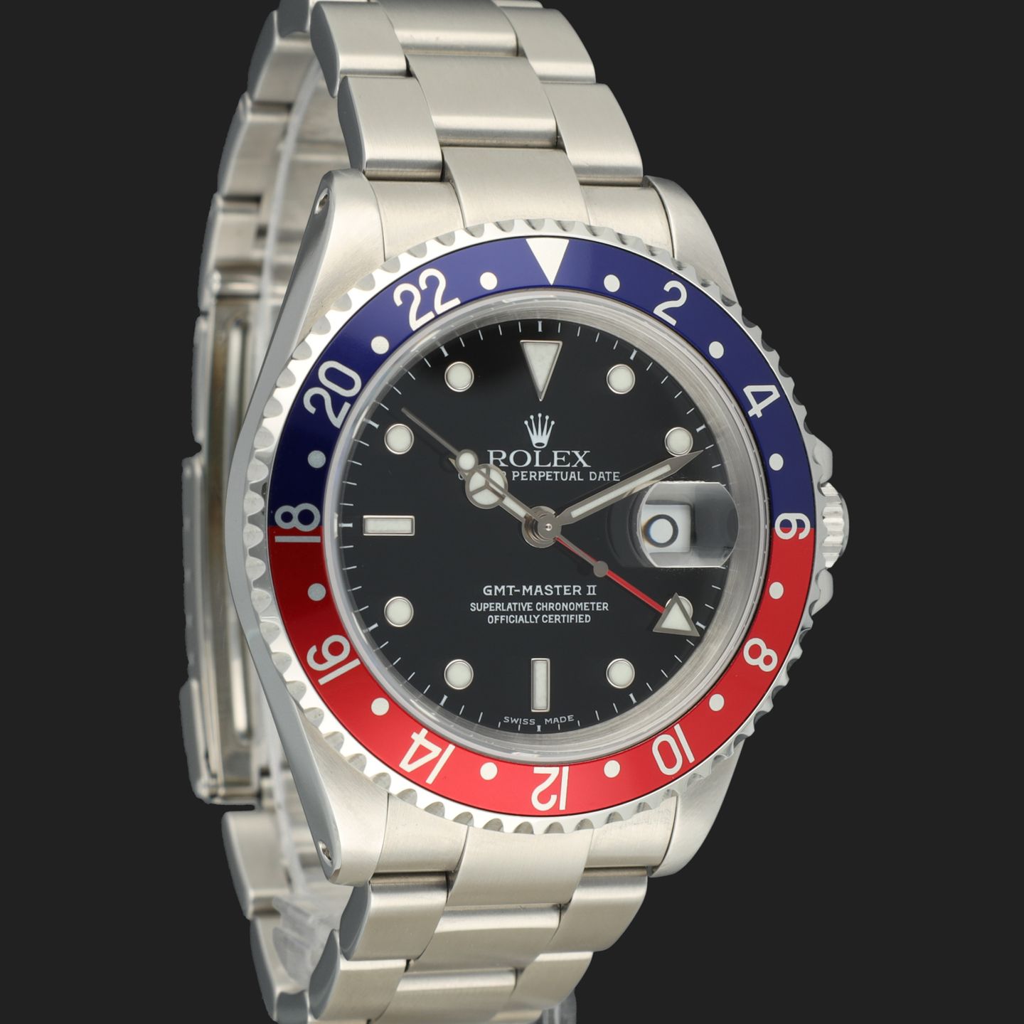 Rolex GMT-Master II 16710 (2002) - Black dial 40 mm Steel case (4/8)