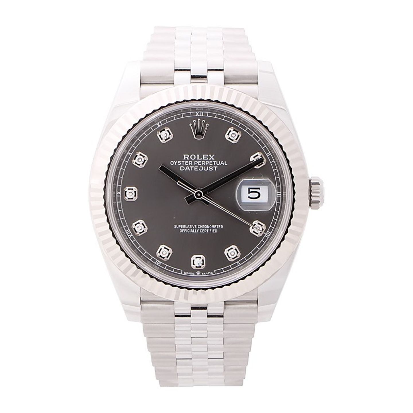 Rolex Datejust 41 126334 (2024) - Grey dial 41 mm Steel case (1/4)