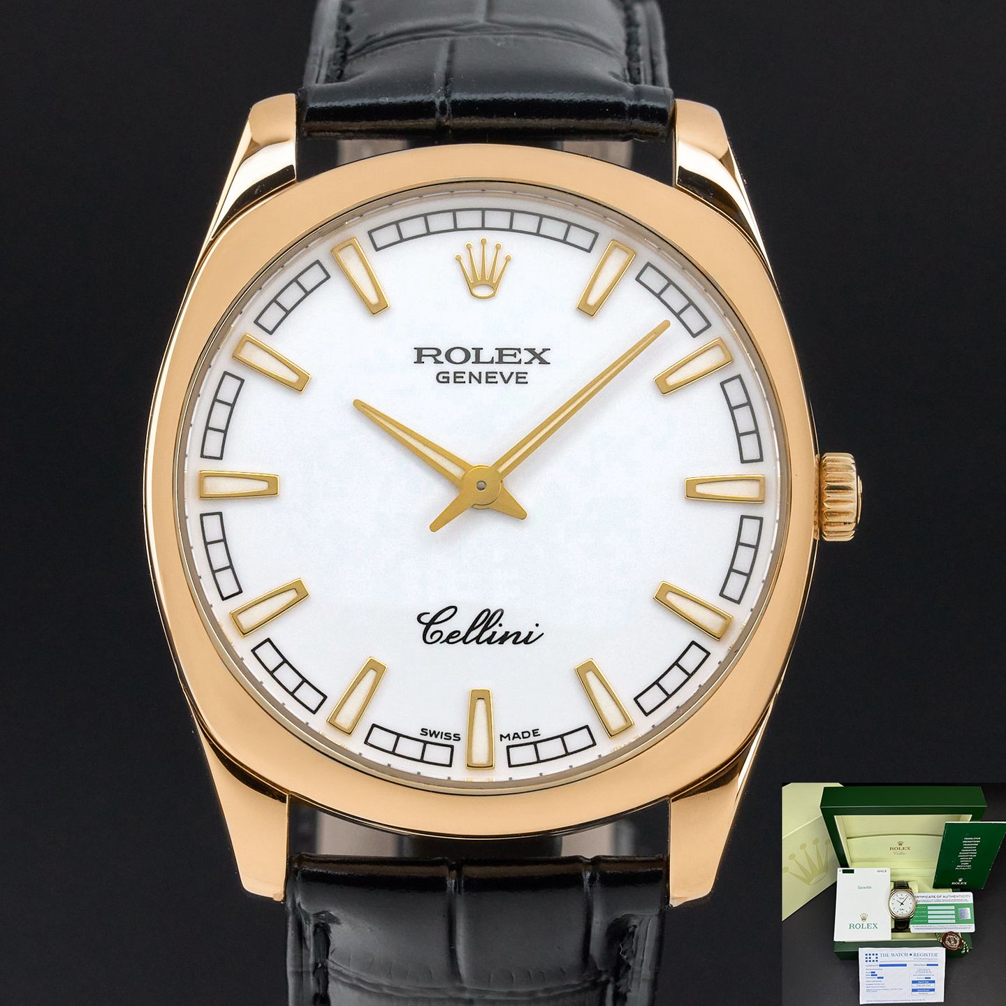Rolex Cellini Danaos 4243 (2006) - 38mm Geelgoud (1/8)