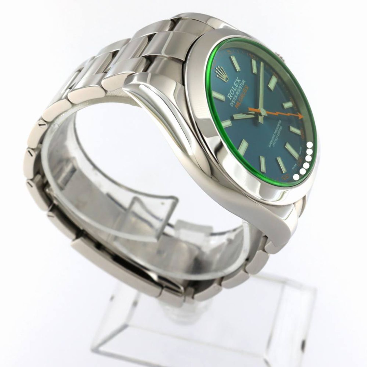 Rolex Milgauss 116400GV (2017) - 40mm Staal (3/6)