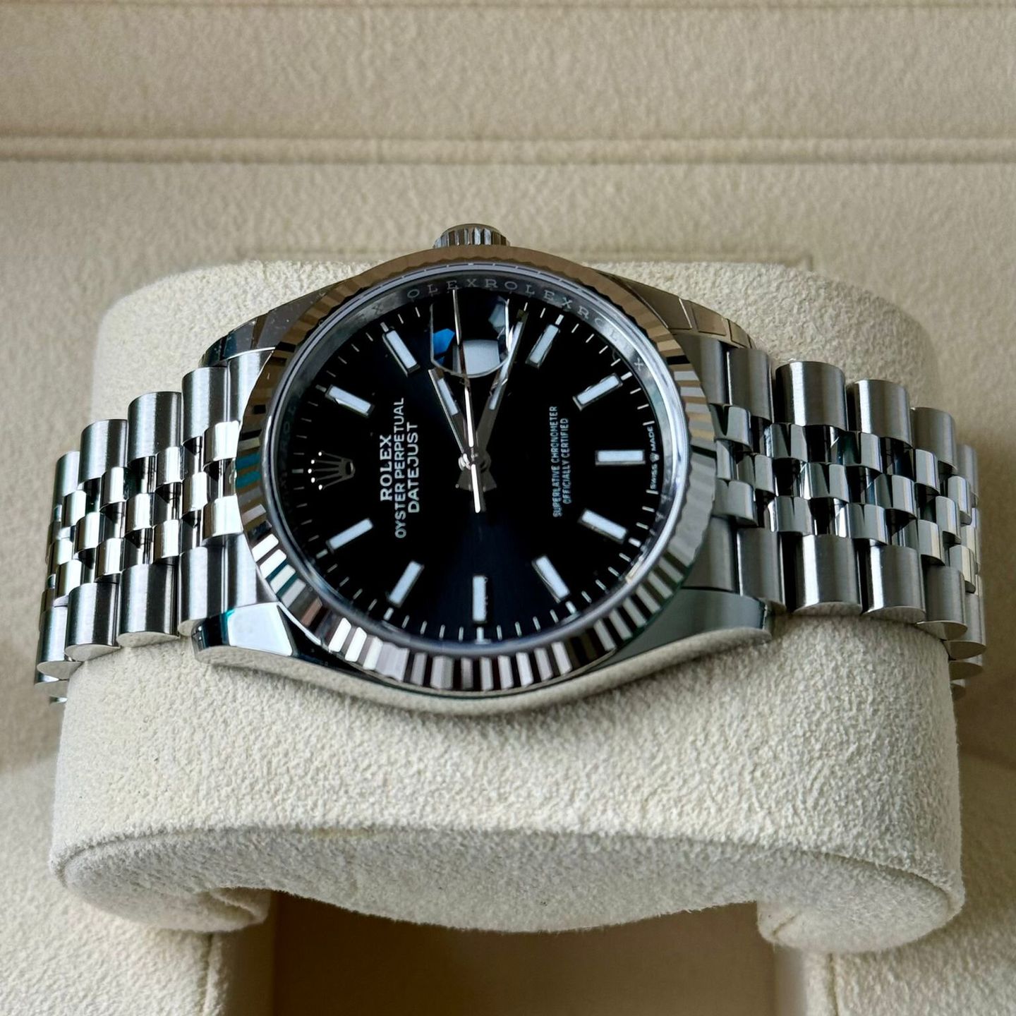 Rolex Datejust 36 126234 (2021) - Zwart wijzerplaat 36mm Staal (5/7)