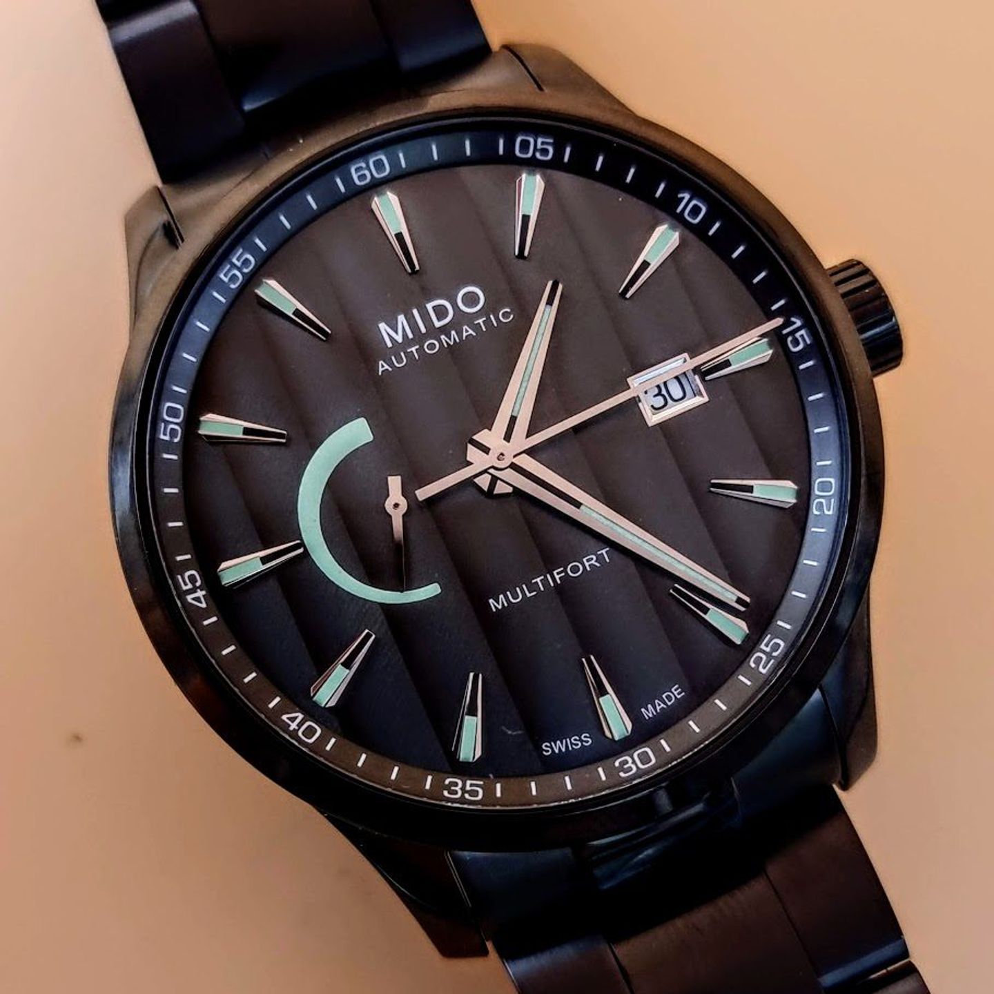 Mido Multifort M038.424.33.061.00 (2025) - Grey dial 42 mm Steel case (2/8)