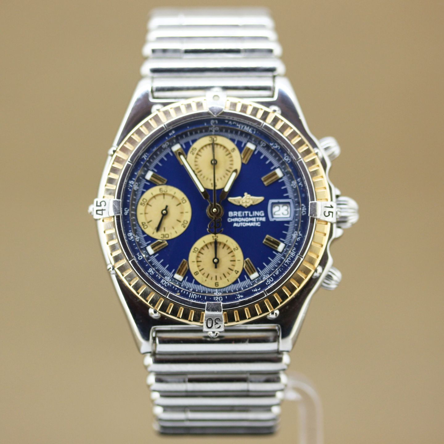 Breitling Chronomat C13047 (1998) - Silver dial 39 mm Steel case (1/8)