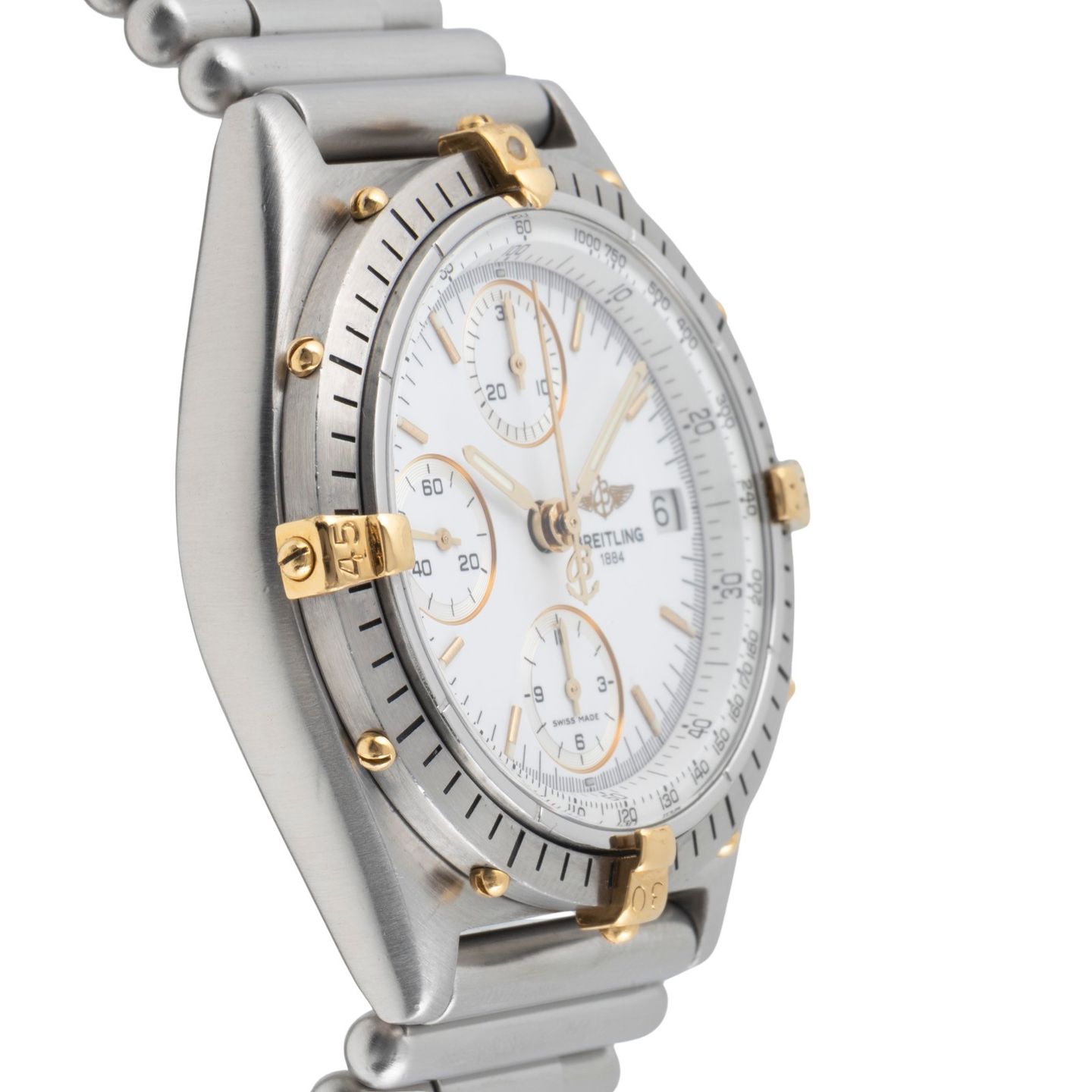 Breitling Chronomat K81950 (1990) - 39 mm Yellow Gold case (7/8)