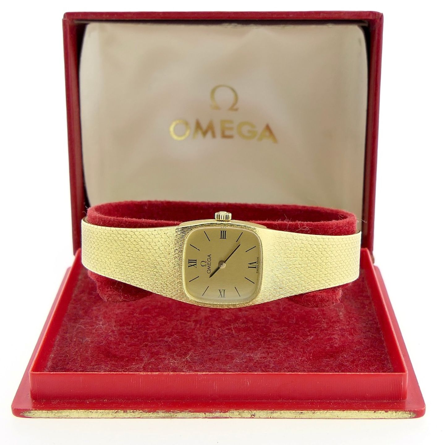 Omega De Ville 511 8353 (Unknown (random serial)) - Gold dial 24 mm Yellow Gold case (8/8)
