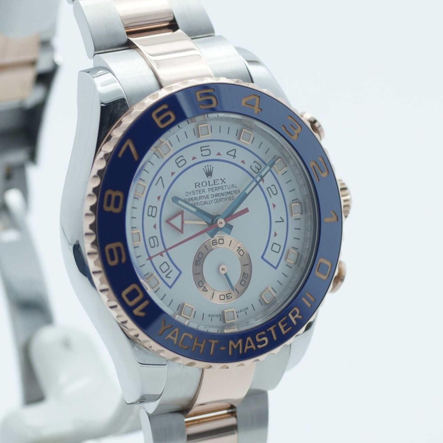 Rolex Yacht-Master II 116681 (2013) - White dial 44 mm Gold/Steel case (3/8)