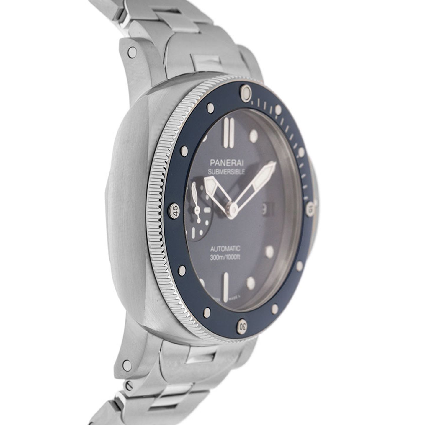 Panerai Luminor Submersible PAM02068 (2024) - Blauw wijzerplaat 42mm Staal (5/7)