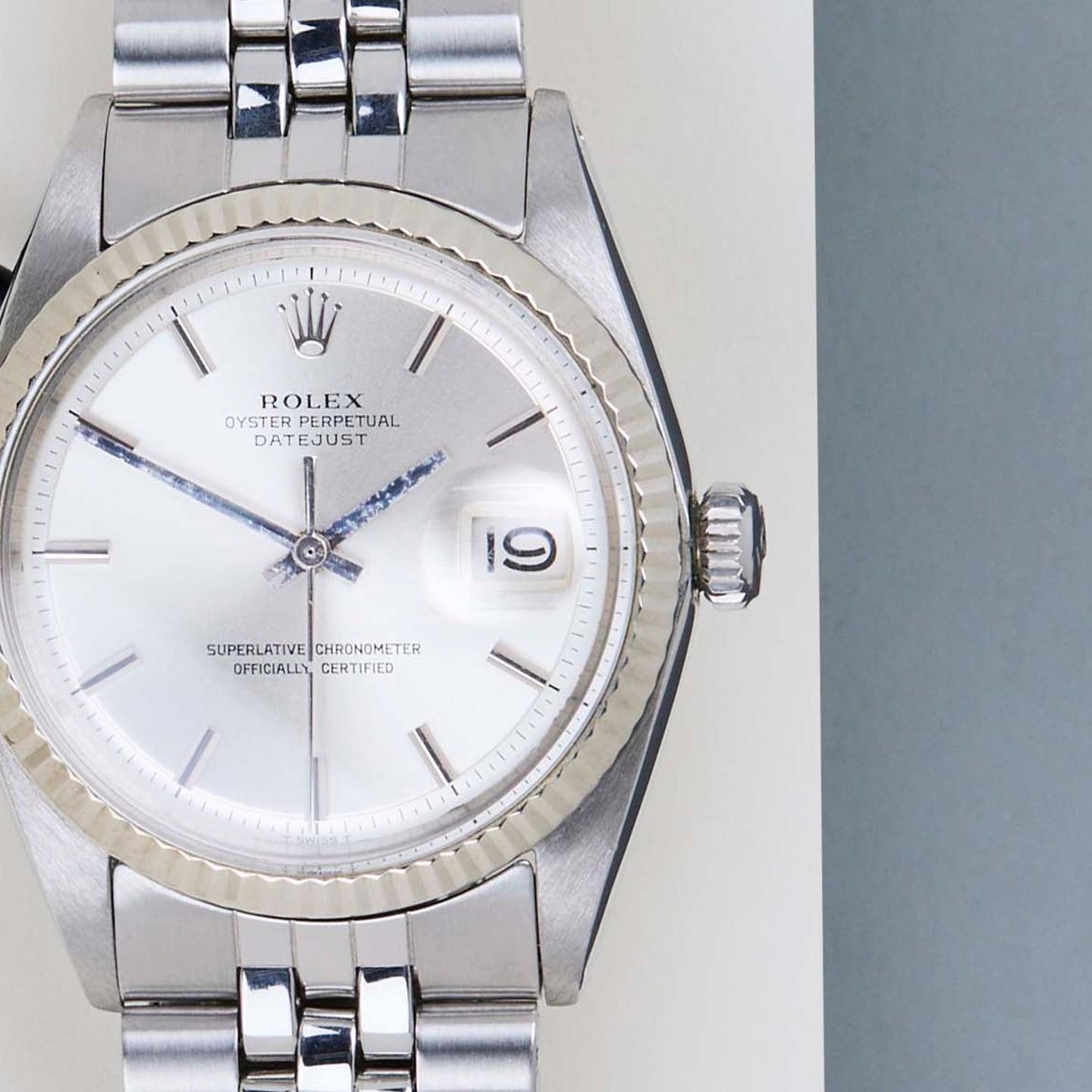Rolex Datejust 1601 (1972) - Silver dial 36 mm Steel case (5/6)