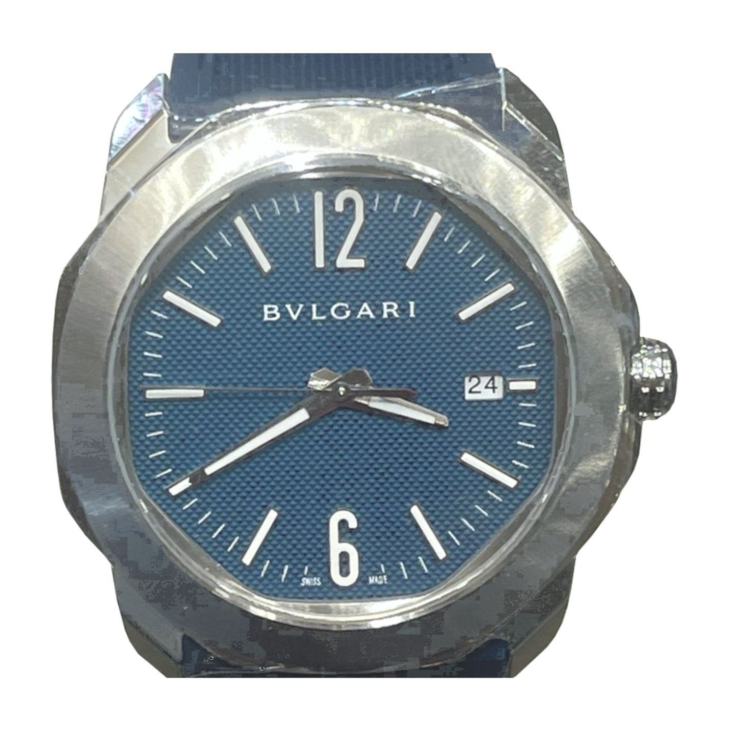 Bulgari Octo 103739 (2024) - Blauw wijzerplaat Onbekend Staal (1/1)