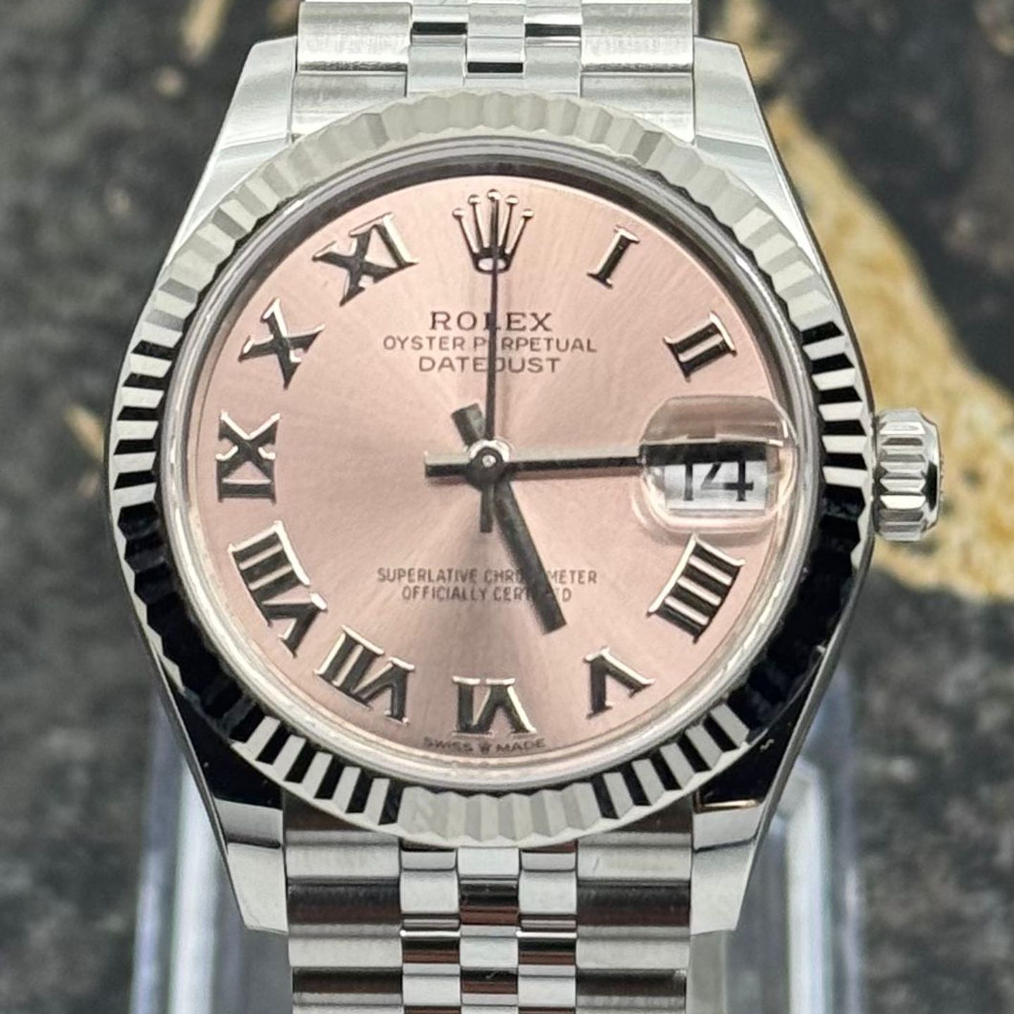 Rolex Datejust 31 278274 (2025) - Roze wijzerplaat 31mm Staal (2/8)