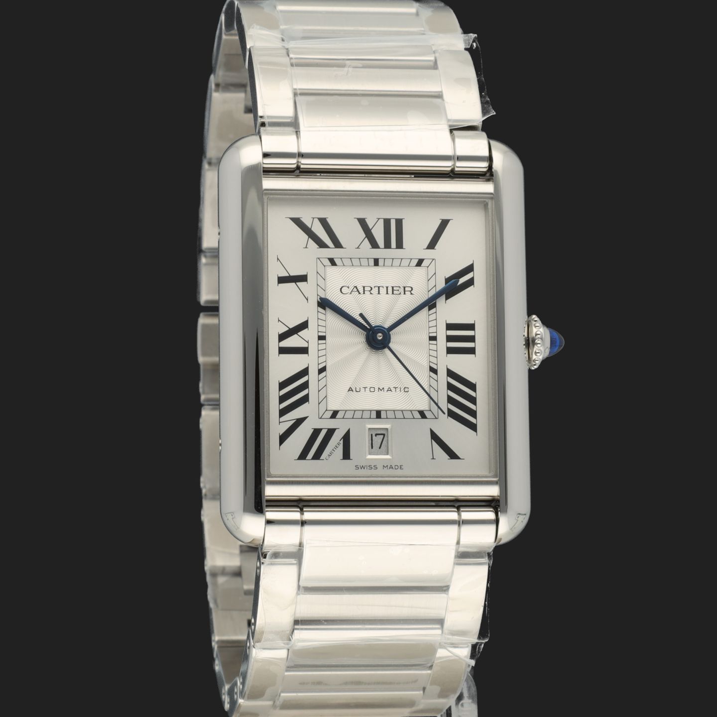 Cartier Tank WSTA0053 (2024) - Zilver wijzerplaat 41mm Staal (4/8)