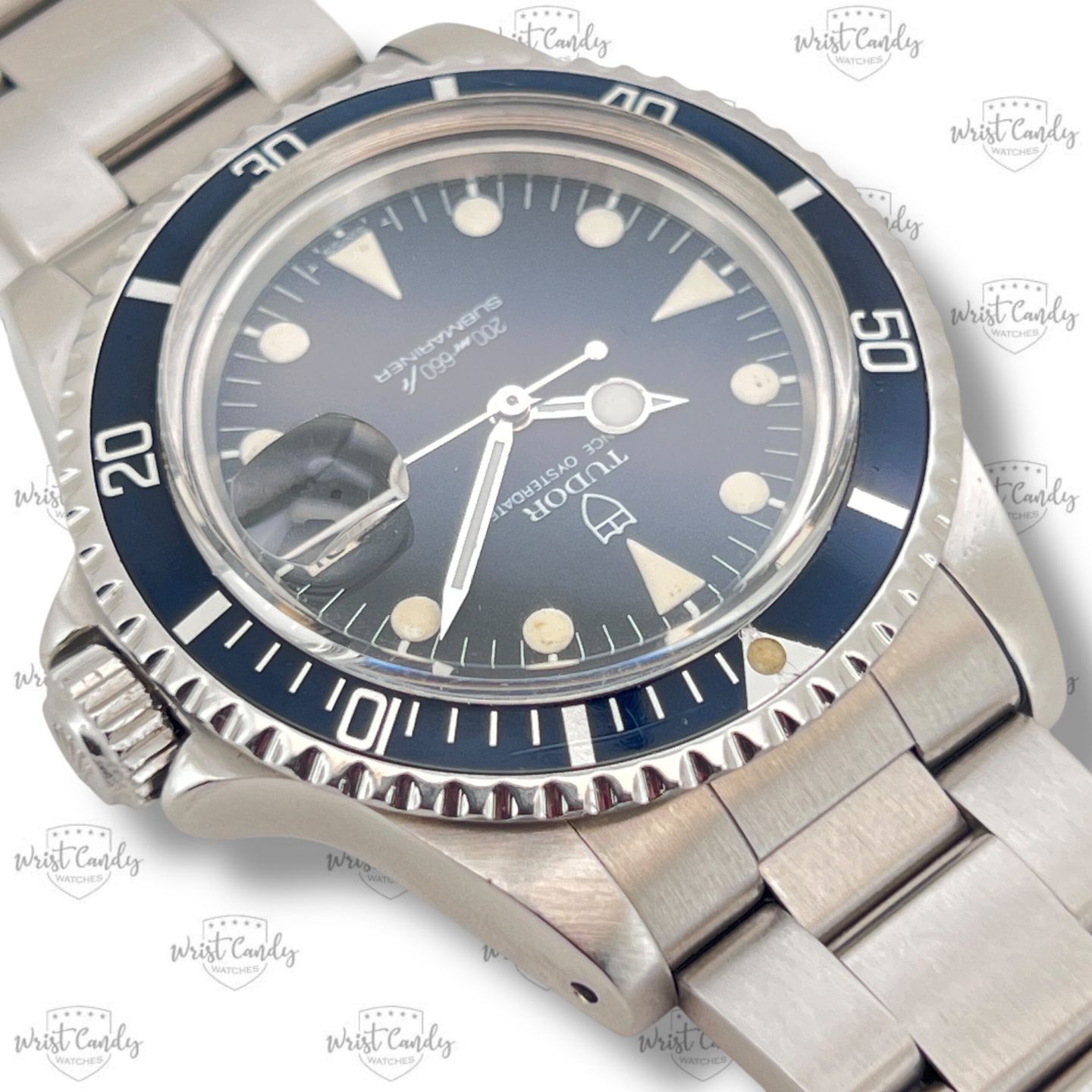 Tudor Submariner 76100 (1982) - Zwart wijzerplaat 40mm Staal (6/8)