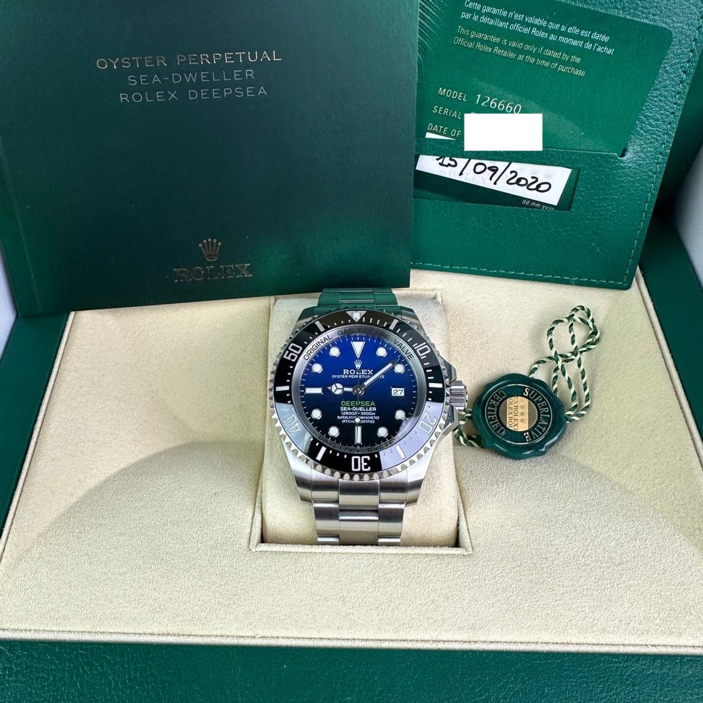 Rolex Sea-Dweller Deepsea 126660 (2020) - Blauw wijzerplaat 44mm Staal (1/1)