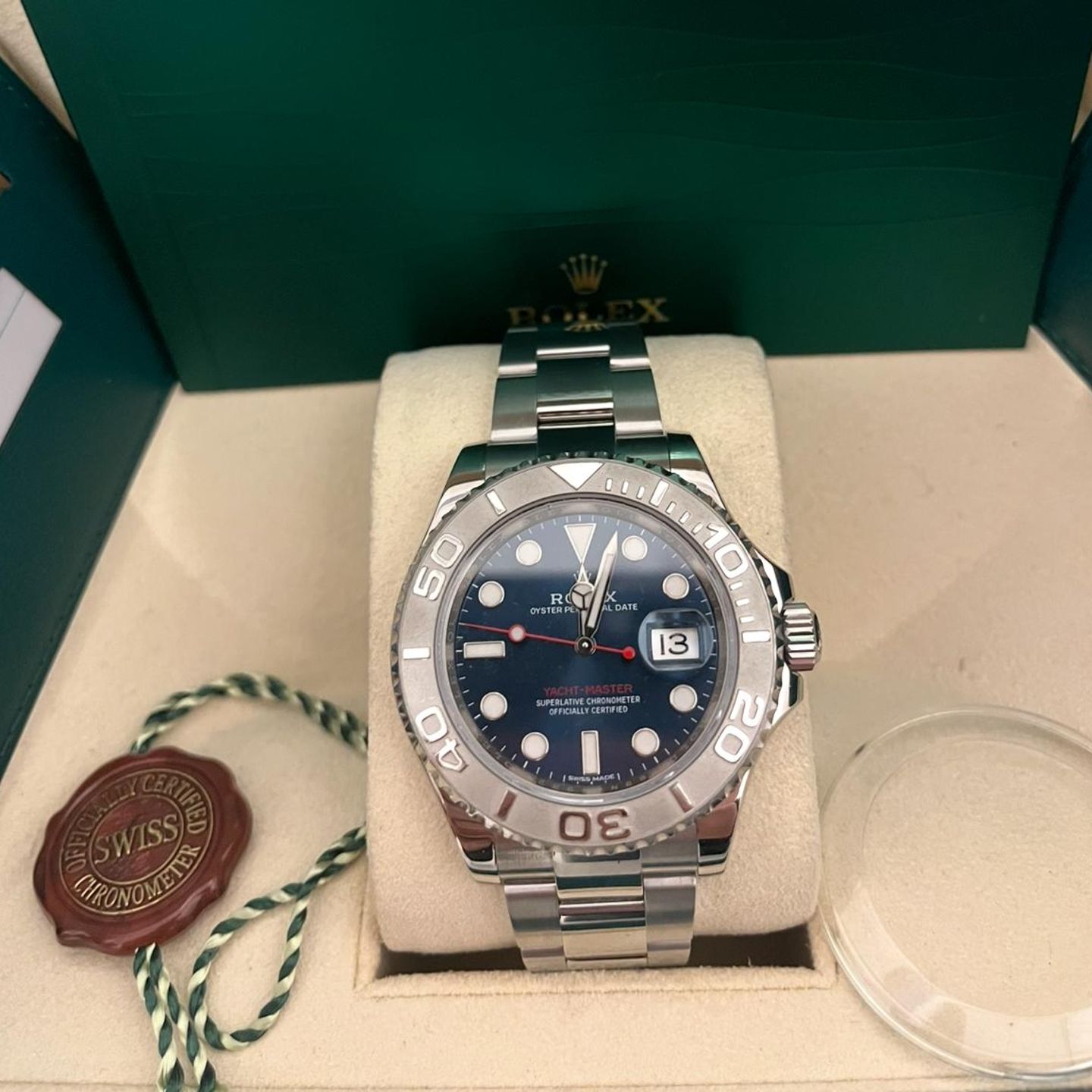 Rolex Yacht-Master 40 116622 (2019) - Blauw wijzerplaat 40mm Staal (3/6)