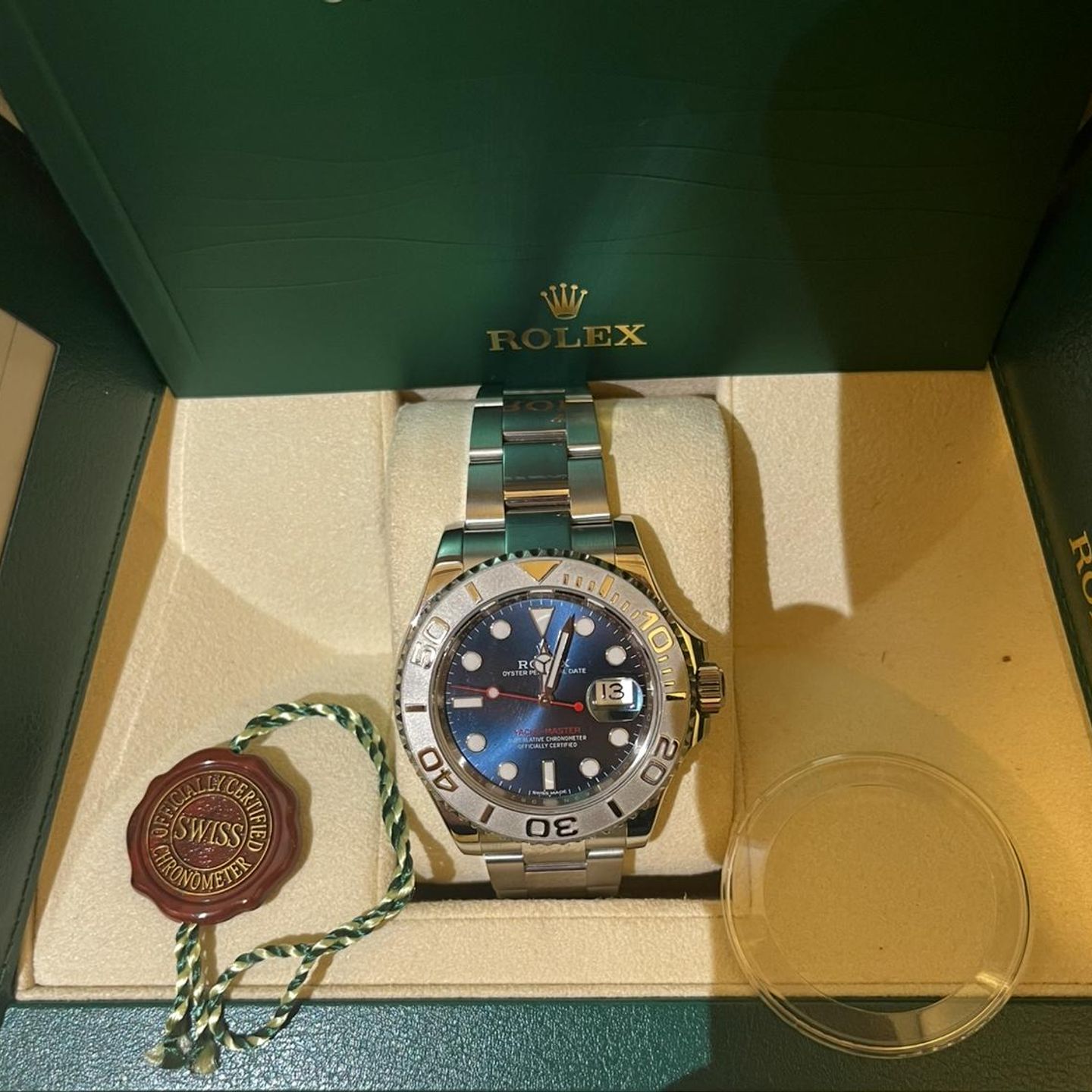 Rolex Yacht-Master 40 116622 (2019) - Blauw wijzerplaat 40mm Staal (2/6)
