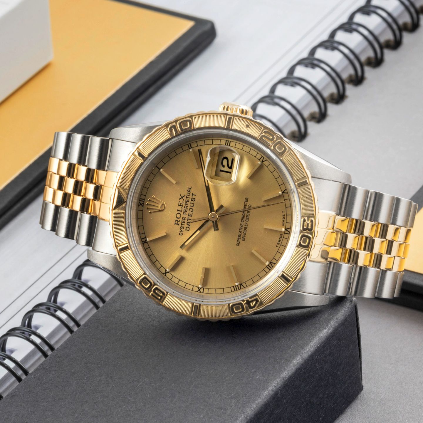 Rolex Datejust Turn-O-Graph 16263 (1990) - 36mm Goud/Staal (2/8)