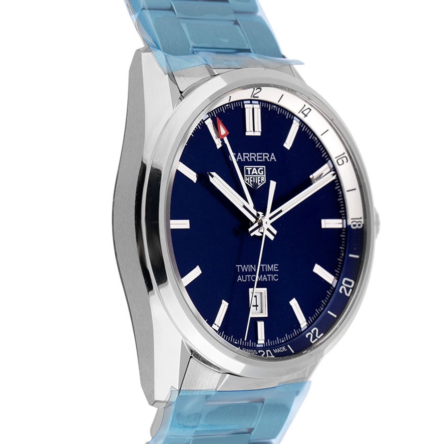 TAG Heuer Carrera Calibre 7 WBN201A.BA0640 (2023) - Blue dial 41 mm Steel case (4/7)
