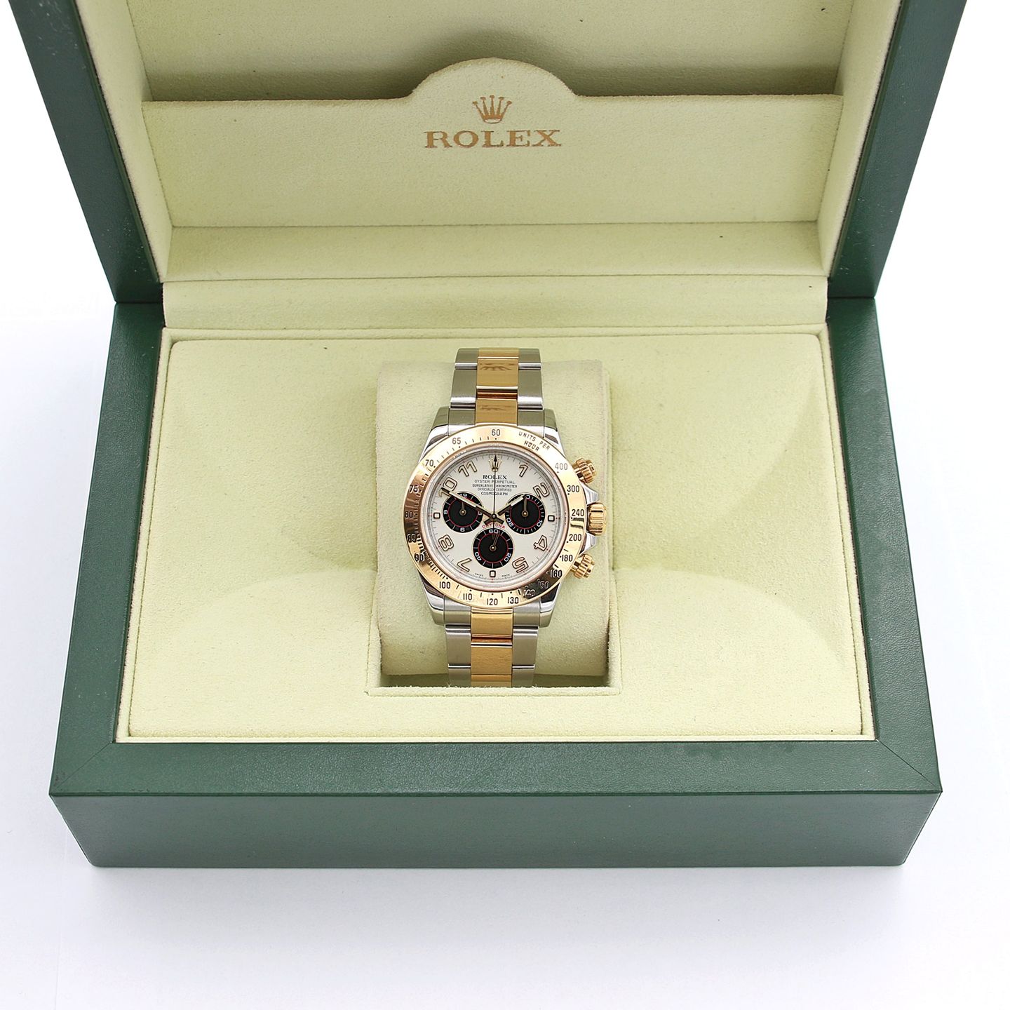 Rolex Daytona 116523 (Unknown (random serial)) - 40 mm Gold/Steel case (3/8)