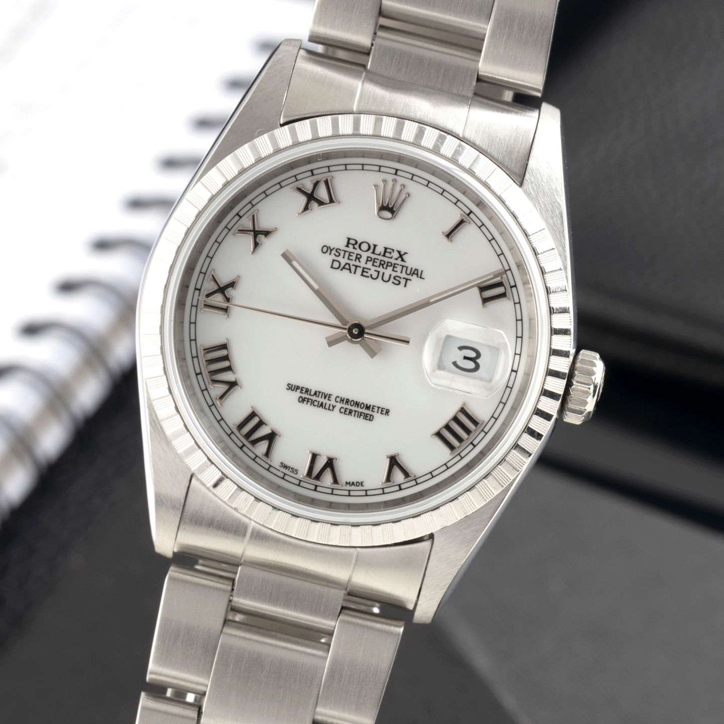 Rolex Datejust 36 16220 (Unknown (random serial)) - 36 mm Steel case (3/8)
