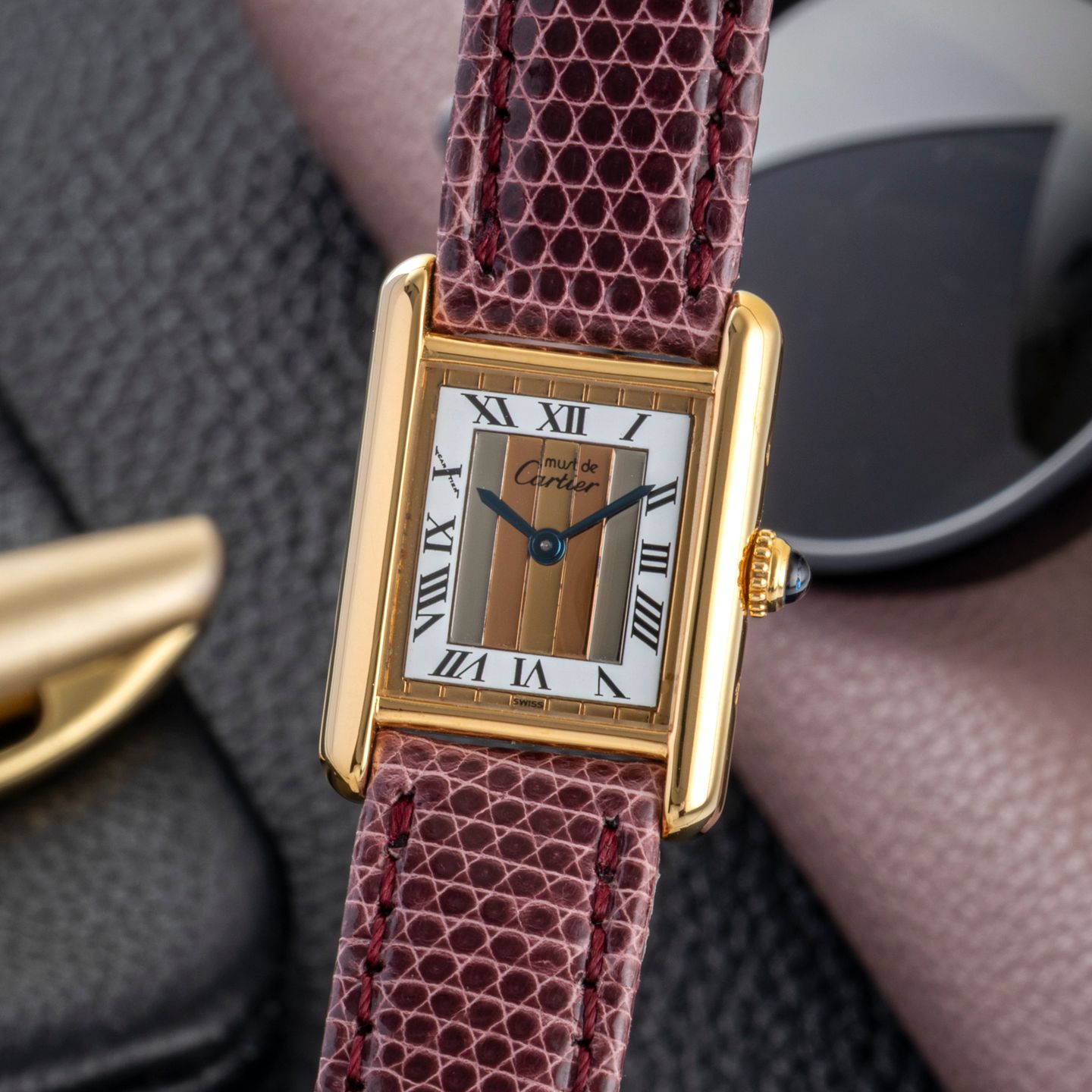 Cartier Tank Vermeil 5057001 (1990) - 20 mm (3/8)