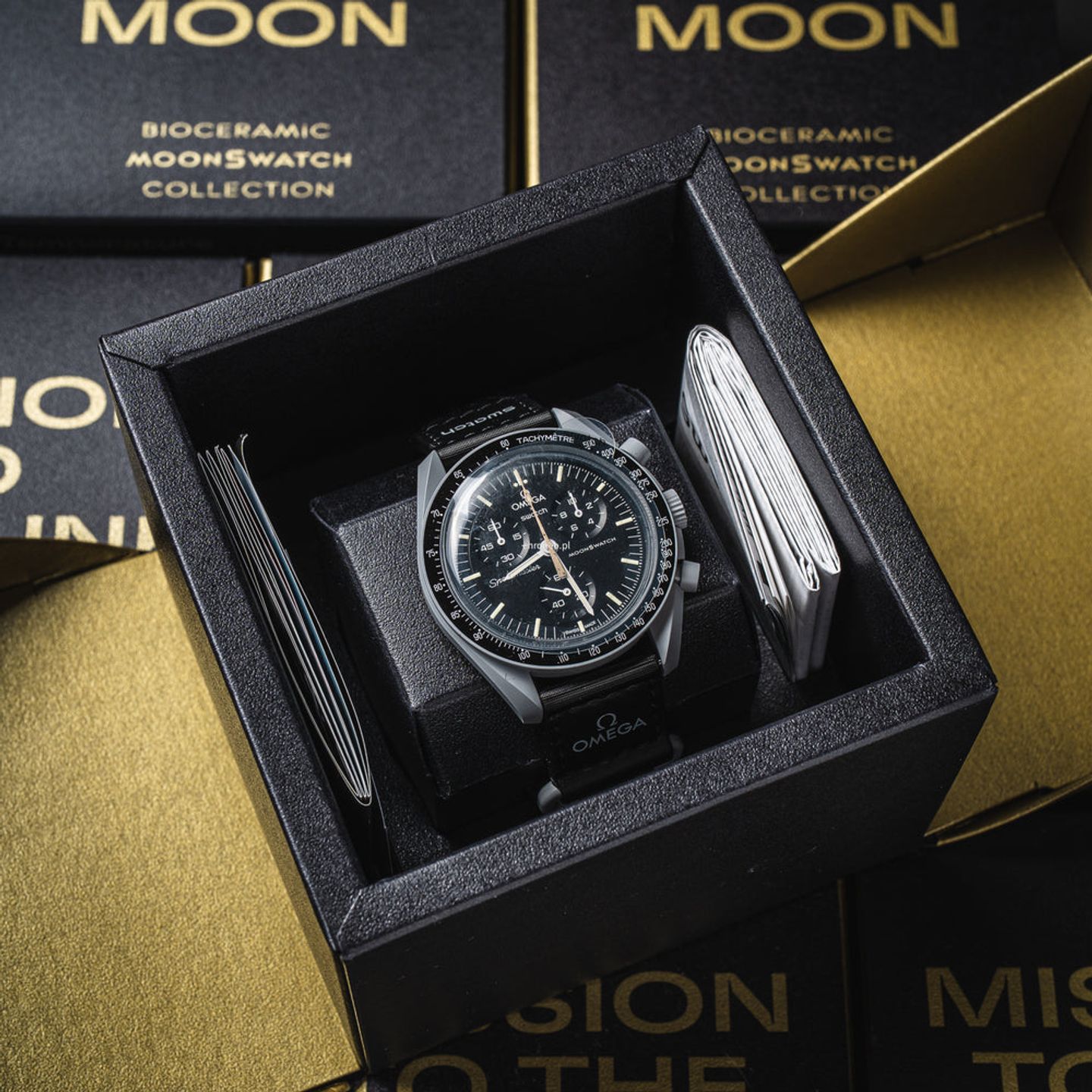 Unknown Unknown Swatch Mission To The Moonshine Gold Moonswatch  (2023) - Onbekend wijzerplaat 42mm Keramiek (2/8)