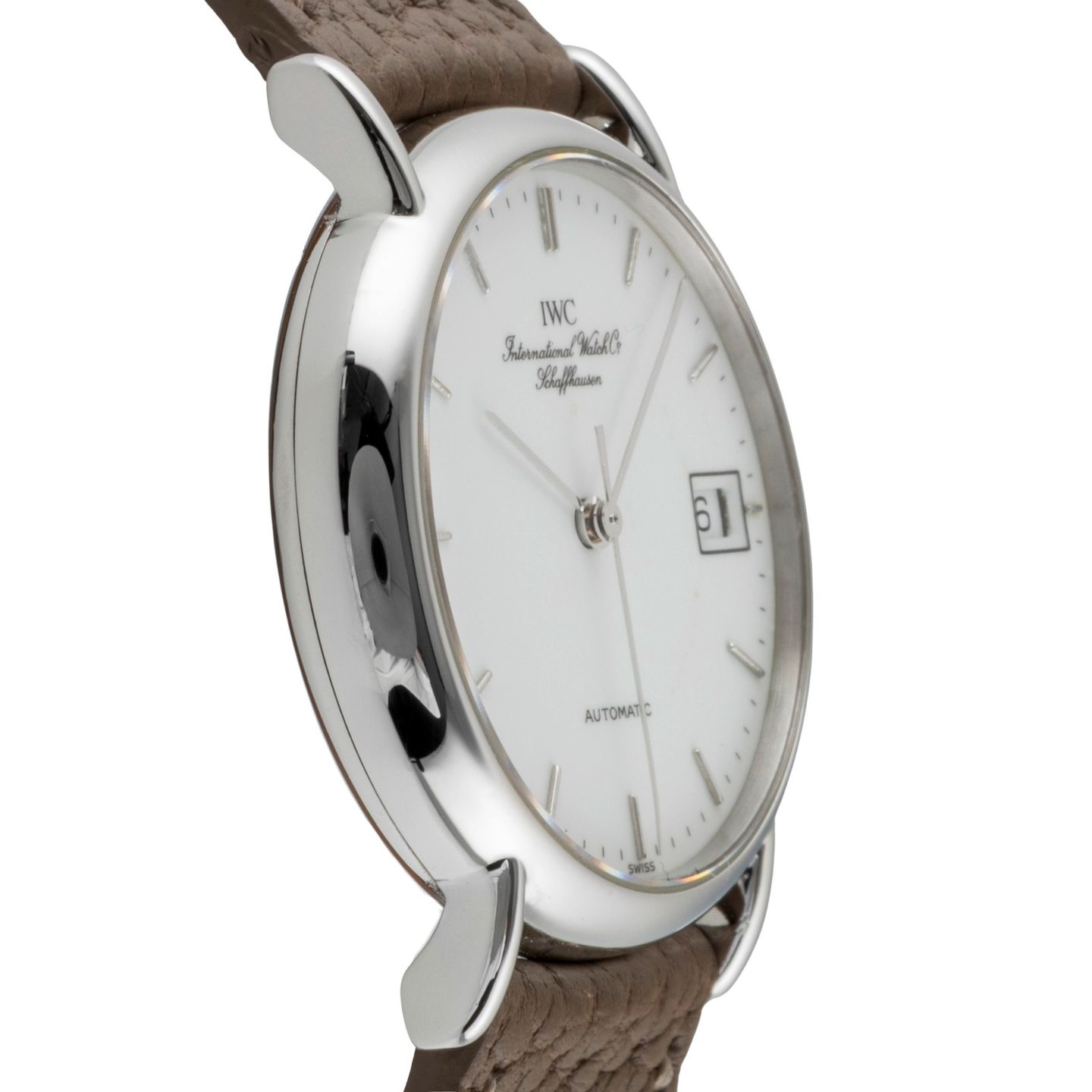 IWC Portofino Automatic IW351311 (Onbekend (willekeurig serienummer)) - Wit wijzerplaat 34mm Staal (7/8)