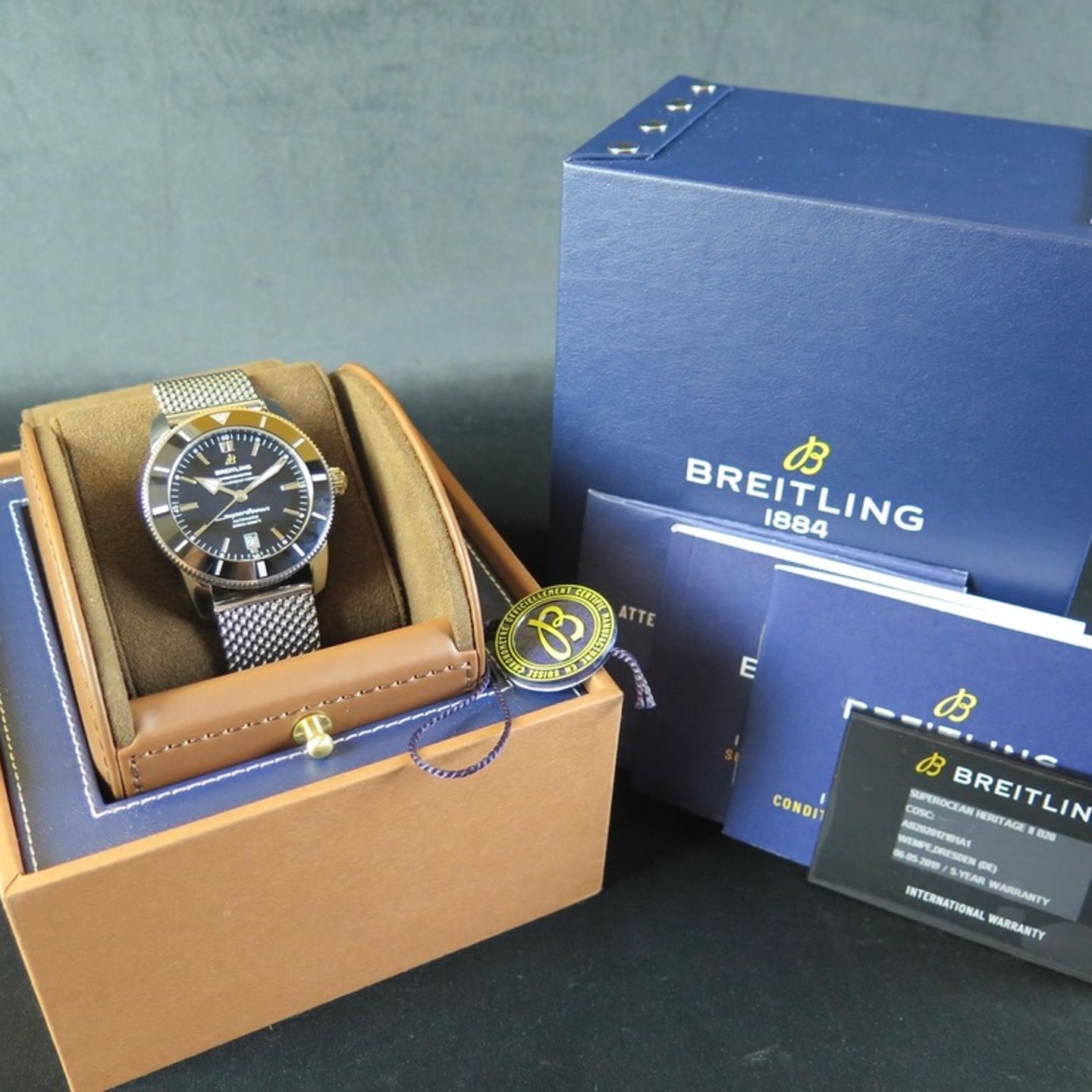 Breitling Superocean Heritage II 46 AB2020121B1A1 (2019) - Black dial 46 mm Steel case (8/8)