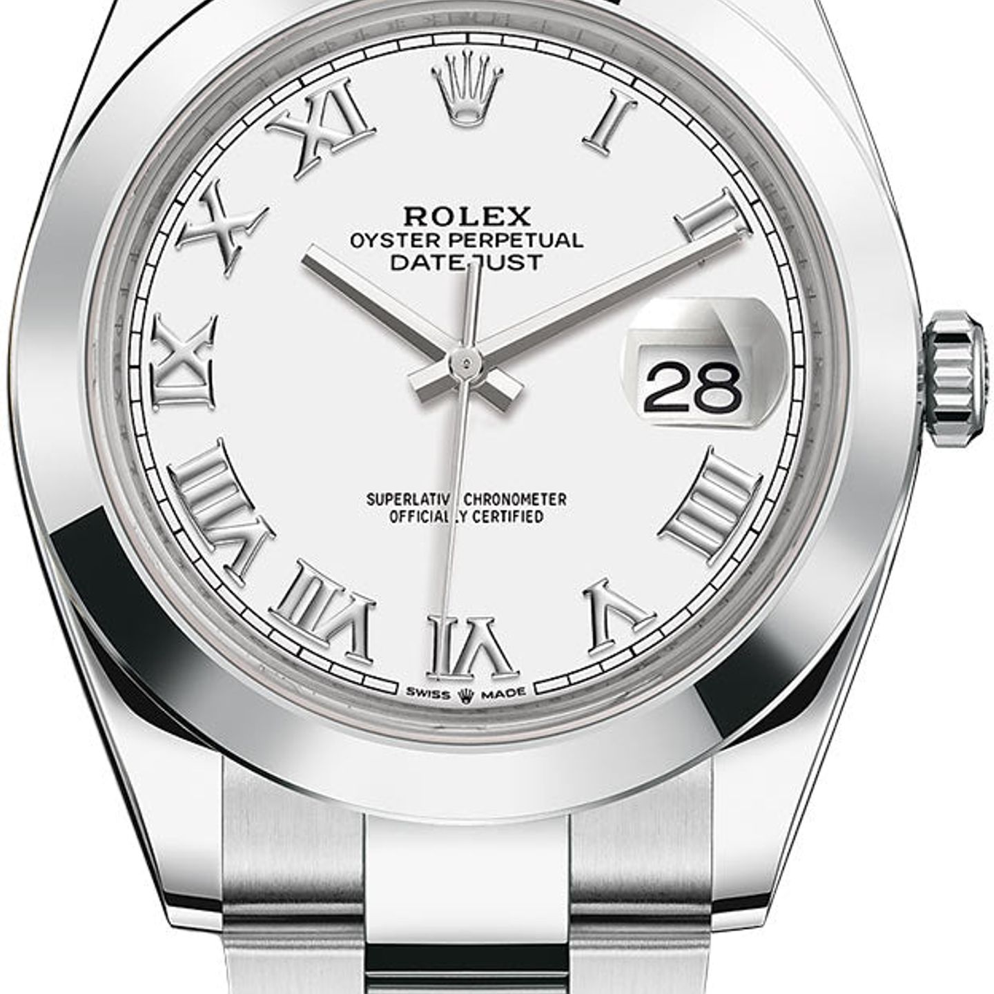 Rolex Datejust 41 126300 (2024) - White dial 41 mm Steel case (1/1)