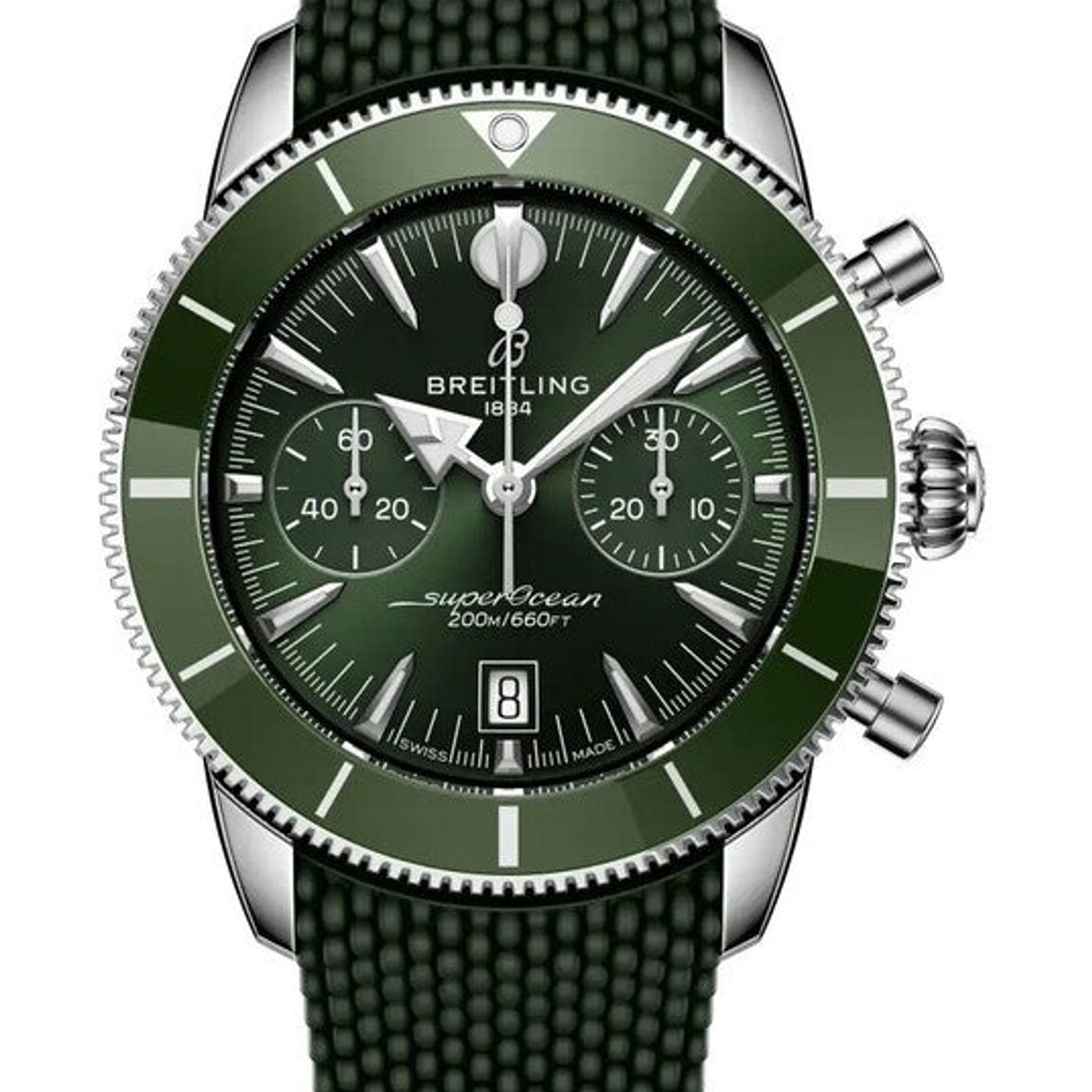 Breitling Superocean Heritage AB3112361L1S1 (2026) - Green dial 44 mm Steel case (1/1)