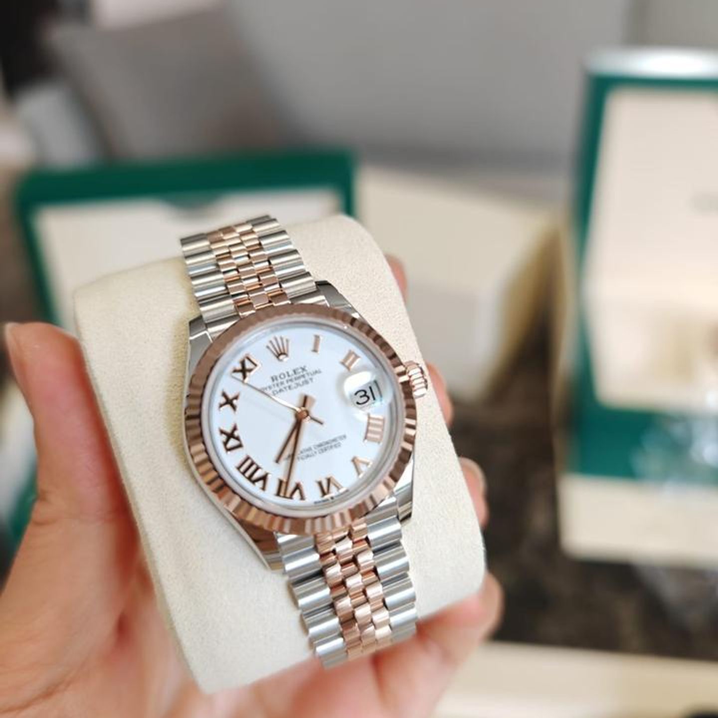 Rolex Datejust 278271 WHITE ROMAN JUB - (1/6)