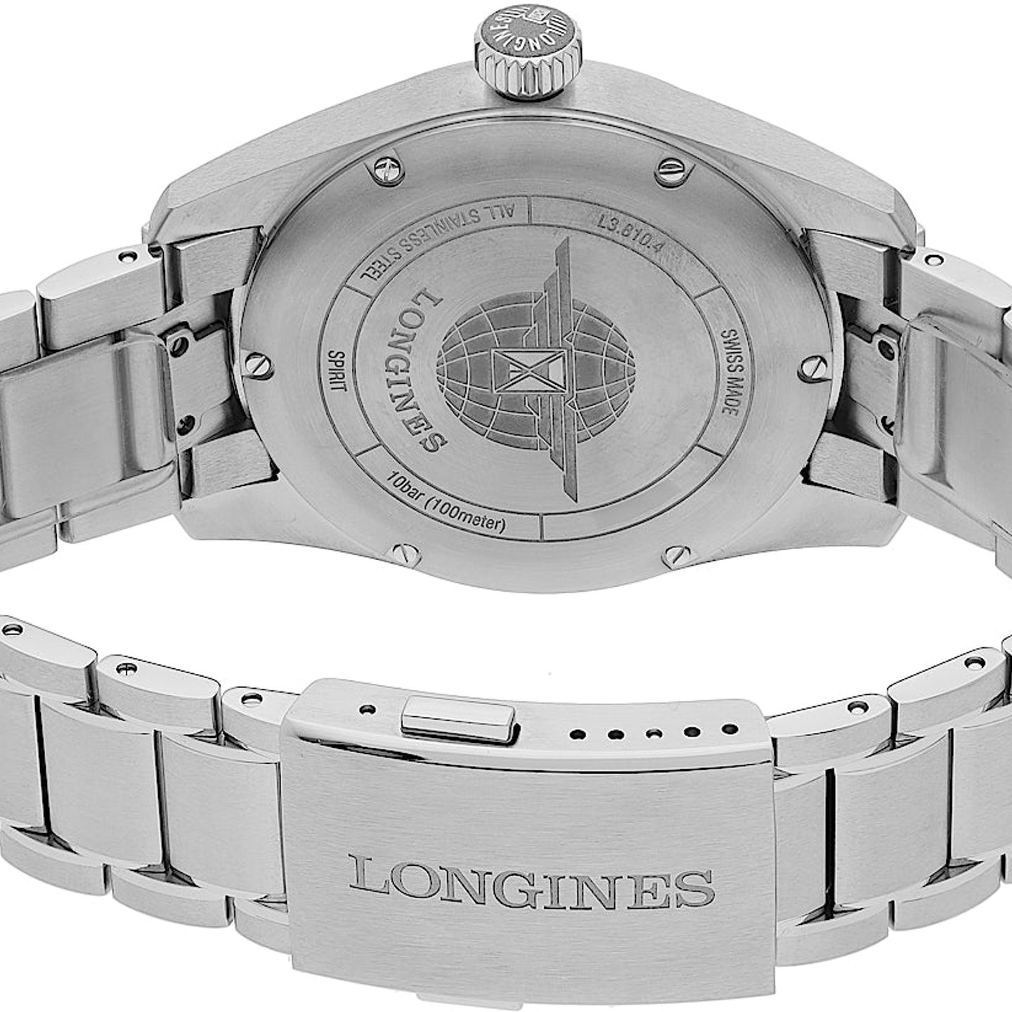 Longines Spirit L3.810.4.93.9 (2023) - Blue dial 40 mm Steel case (5/5)