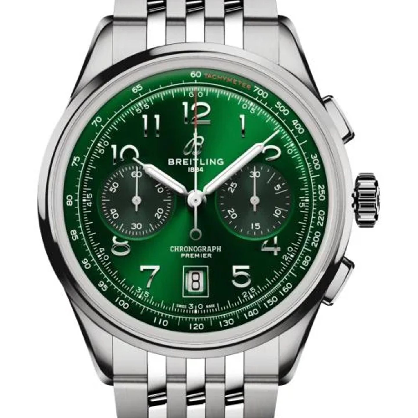 Breitling Premier AB0145371L1A1 (2026) - Green dial 42 mm Steel case (1/1)