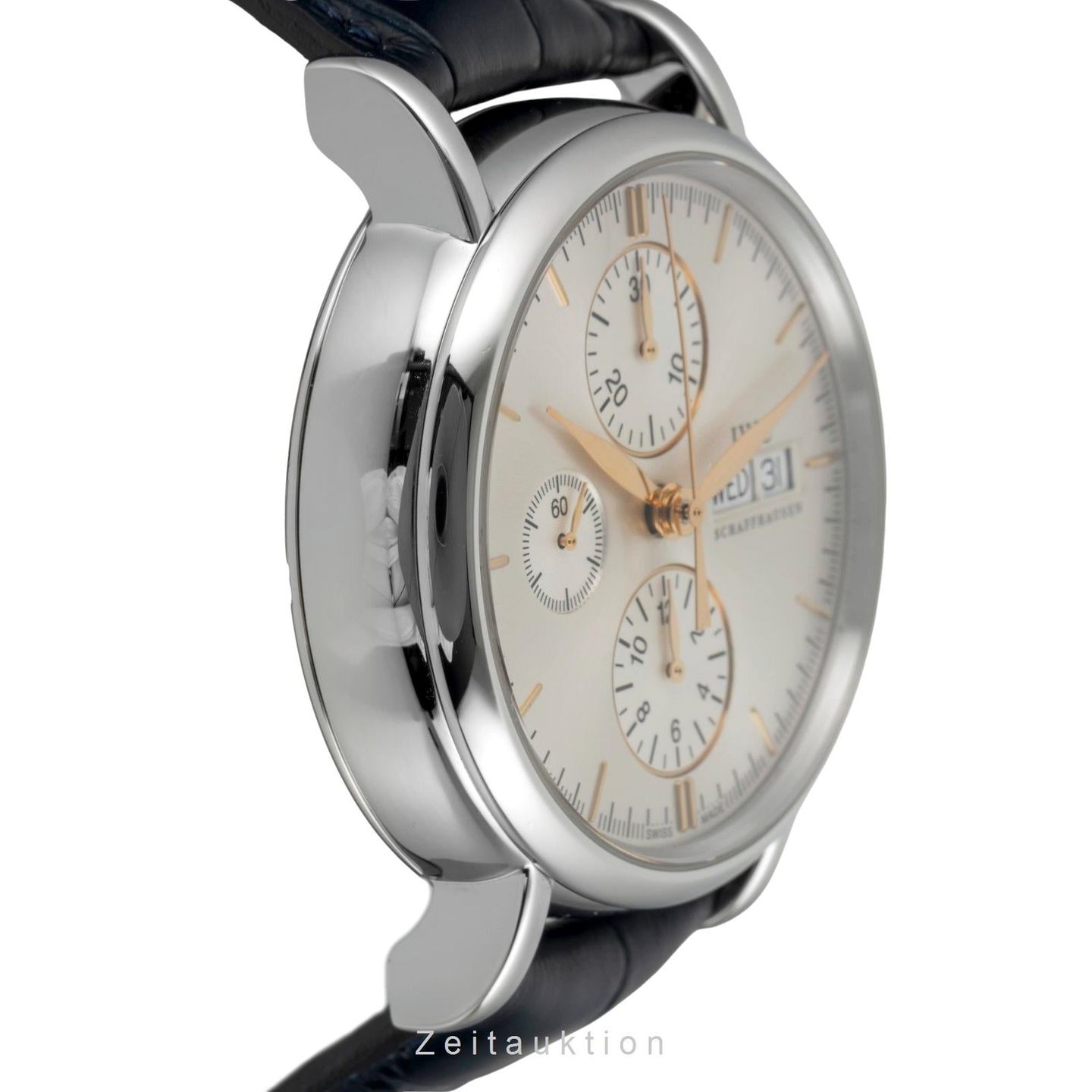 IWC Portofino Chronograph IW378302 (2008) - Silver dial 41 mm Steel case (6/8)