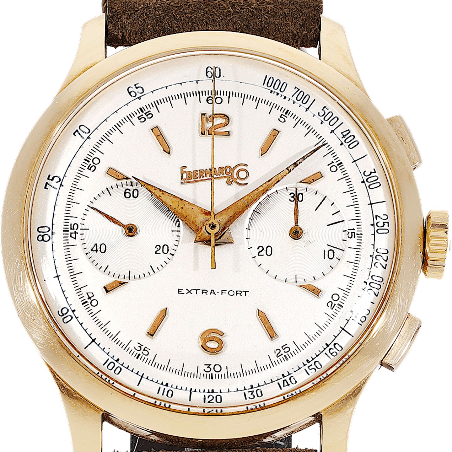 Eberhard & Co. Extra-Fort 14007 (1946) - 40 mm Yellow Gold case (1/6)