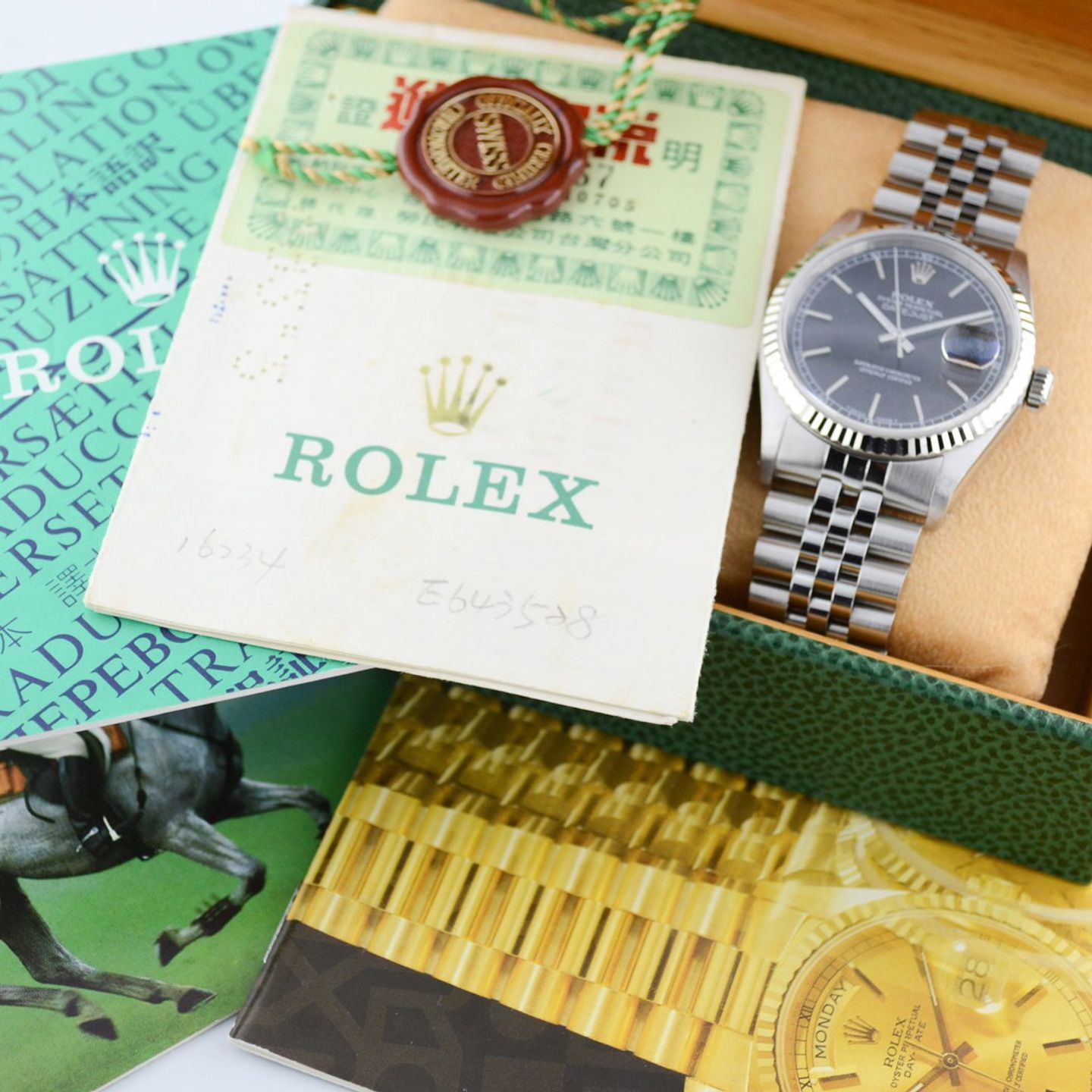 Rolex Datejust 36 16234 (1992) - 36mm Staal (7/7)