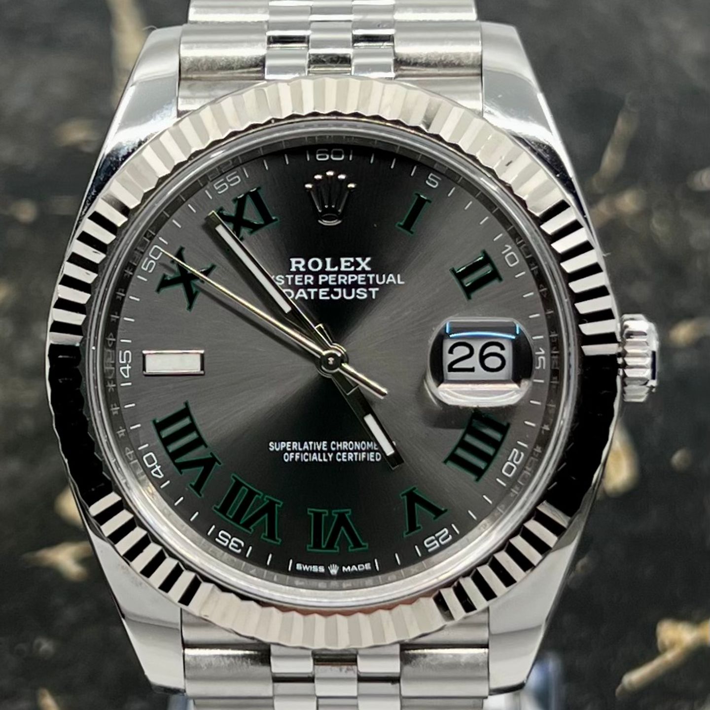 Rolex Datejust 41 126334 (2025) - Grey dial 41 mm Steel case (2/8)