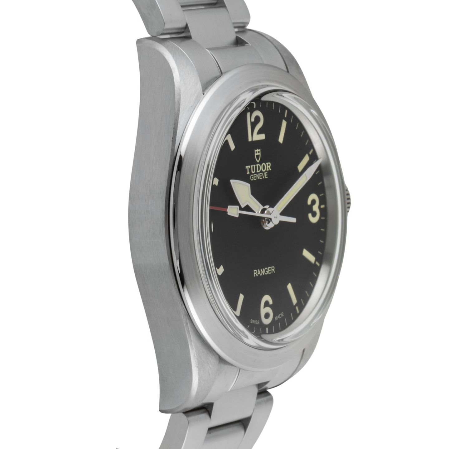 Tudor Ranger 79950 (Unknown (random serial)) - Black dial 39 mm Steel case (7/8)