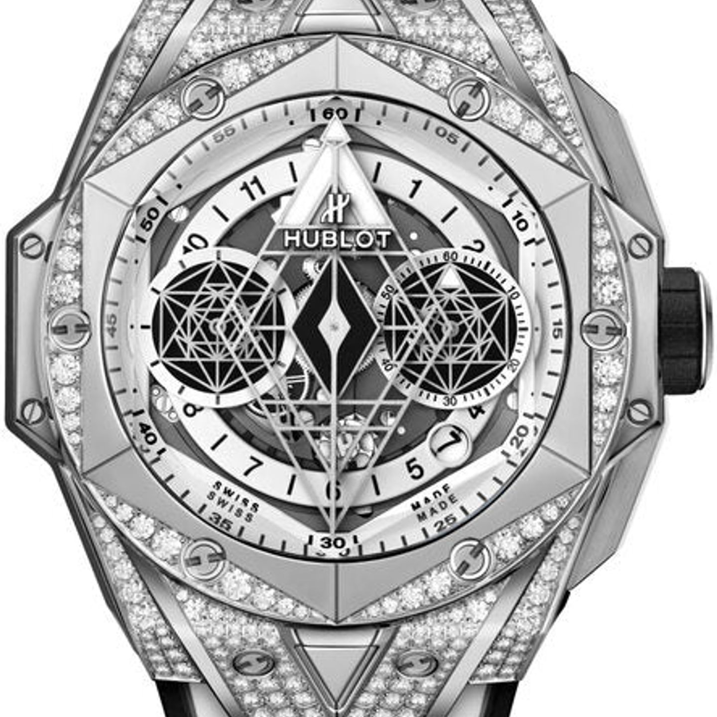Hublot Big Bang Sang Bleu 418.NX.2001.RX.1604.MXM20 (2026) - Transparent dial 45 mm Titanium case (1/1)