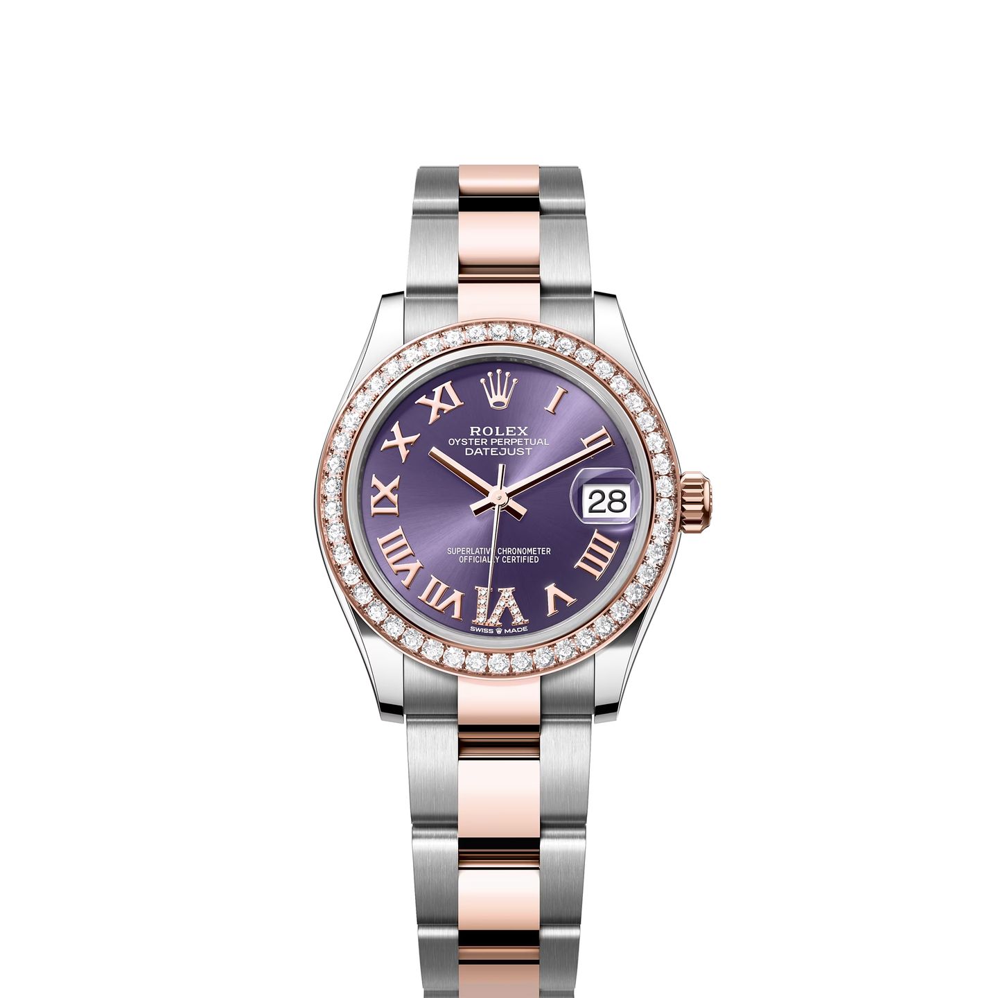 Rolex Datejust 31 278381RBR (2024) - Purple dial 31 mm Steel case (1/1)